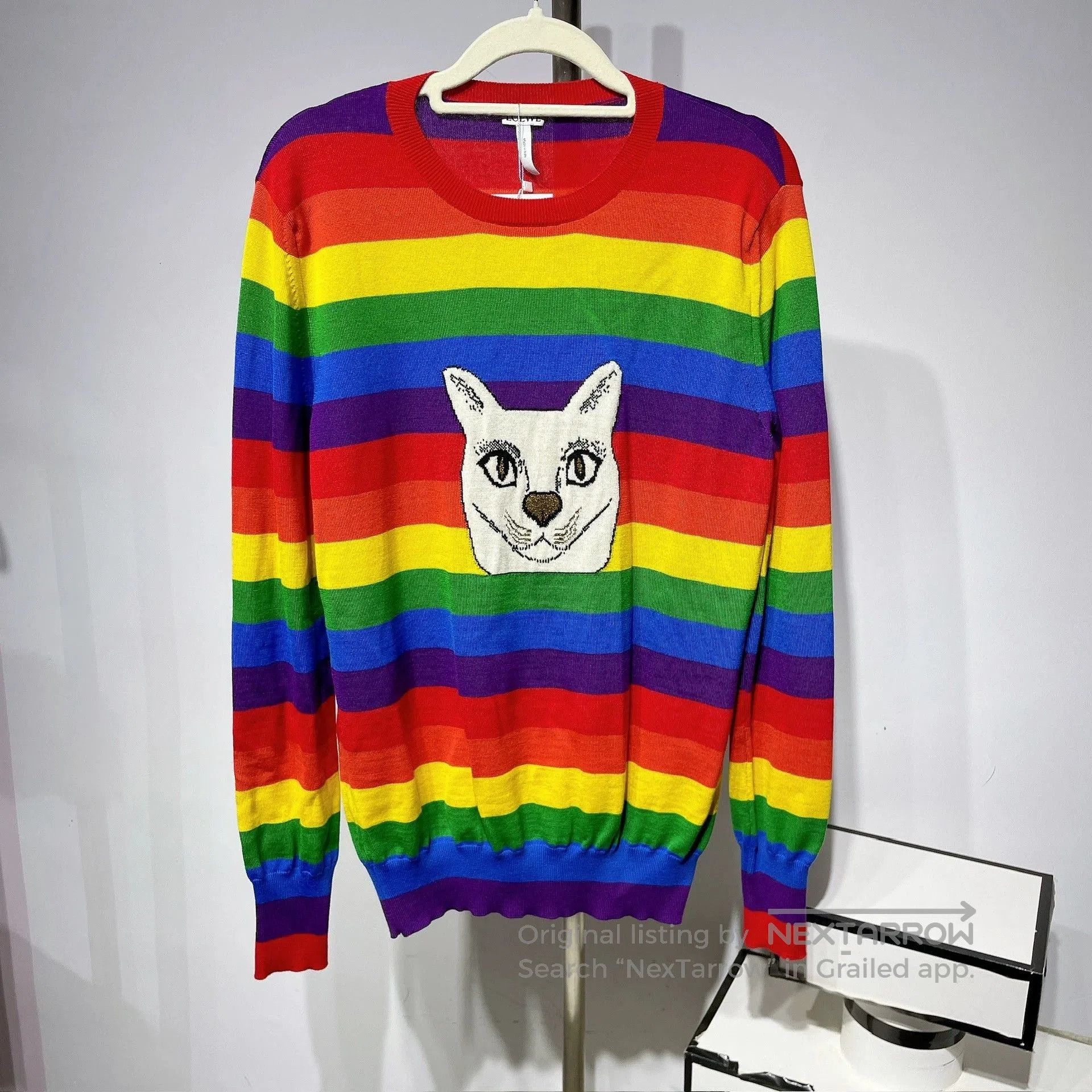 Loewe LOEWE Rainbow Dog Knit Top S. Size US S / EU 44-46 / 1 - 1 Thumbnail