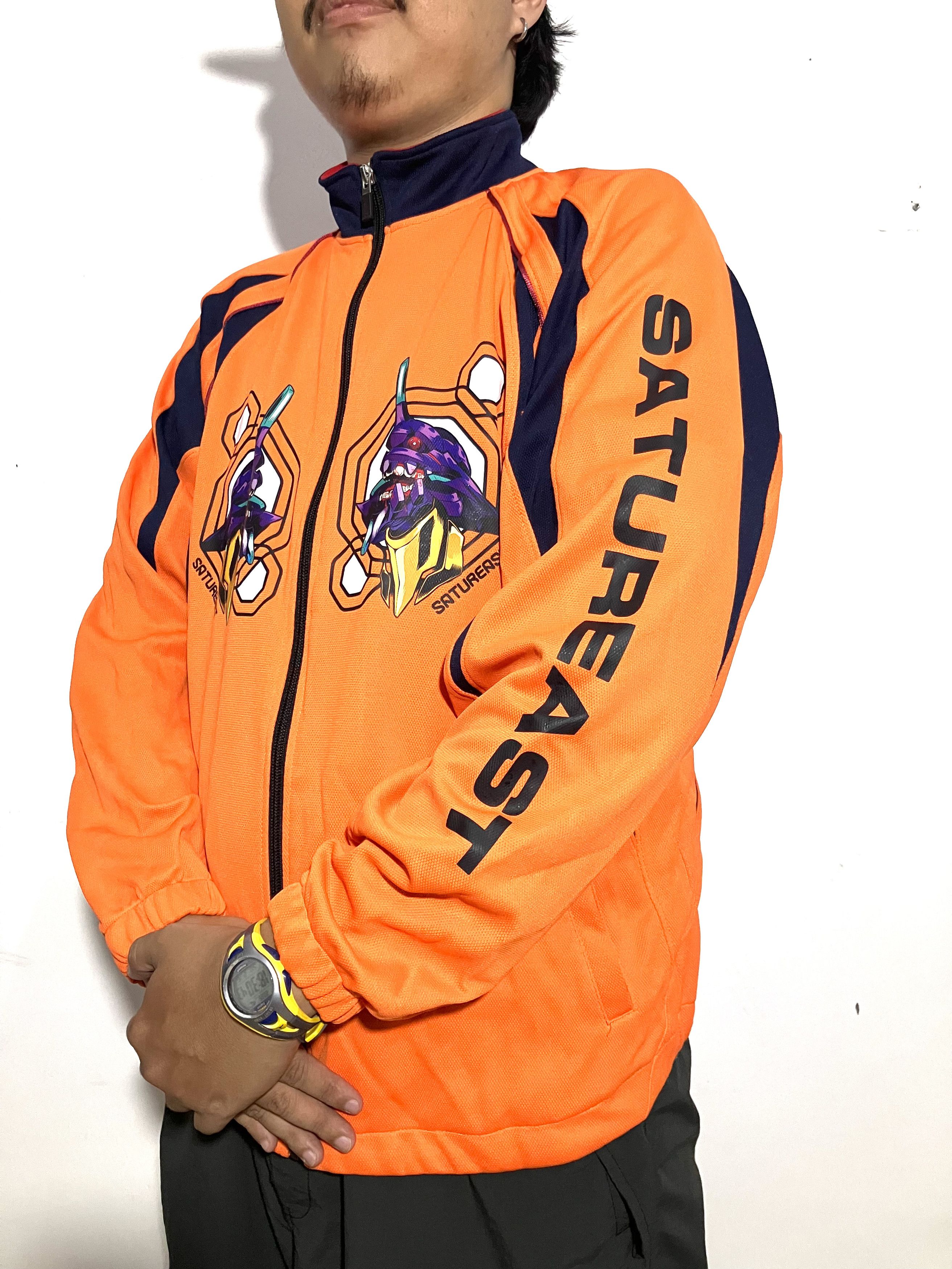 Anime Rework Jersey Anime Evangelion in Asics Tracktop Size US XL / EU 56 / 4 - 3 Thumbnail