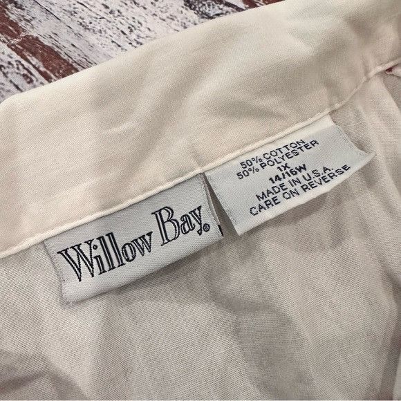 Vintage Vintage Willow Bay Patriotic Flag Wide Sleeve Button Down Sh Size XL / US 12-14 / IT 48-50 - 4 Thumbnail