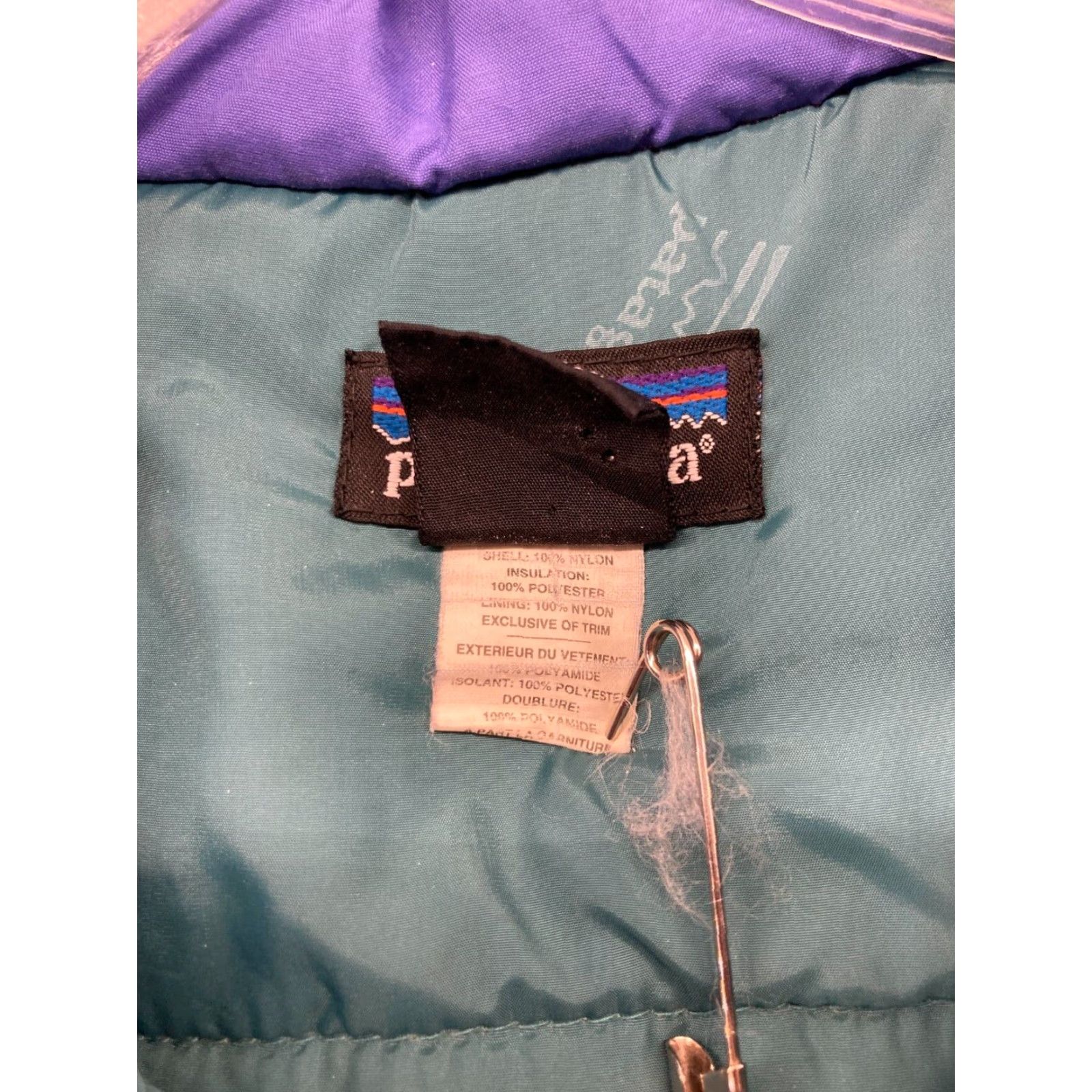 Patagonia VINTAGE Patagonia Womens Coat Medium Purple Parka Hooded Zipper Pocket 90s Parka Women M Purple Patagonia Coat Hooded Zipper Pocket 90s Vintage Size M / US 6-8 / IT 42-44 - 7 Thumbnail
