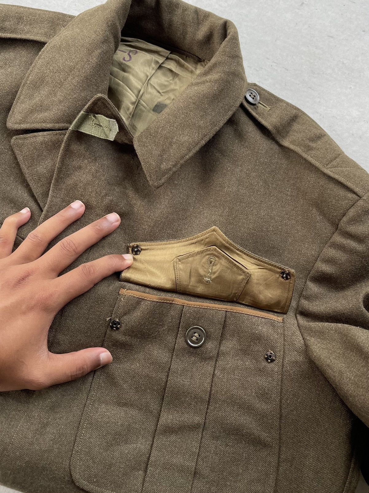 Buzz Rickson's 🔥VINTAGE 1945'S US ARMY WWII ERA FIELD COAT/JACKET Size US M / EU 48-50 / 2 - 7 Thumbnail