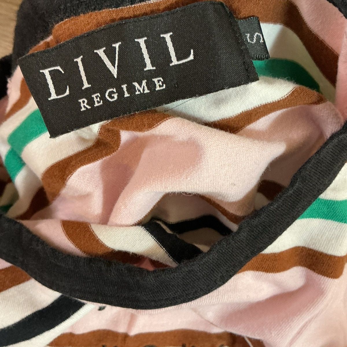 Civil Regime Civil Regime Men’s Small Pink Striped Short Sleeve t-shirt Size US S / EU 44-46 / 1 - 4 Thumbnail