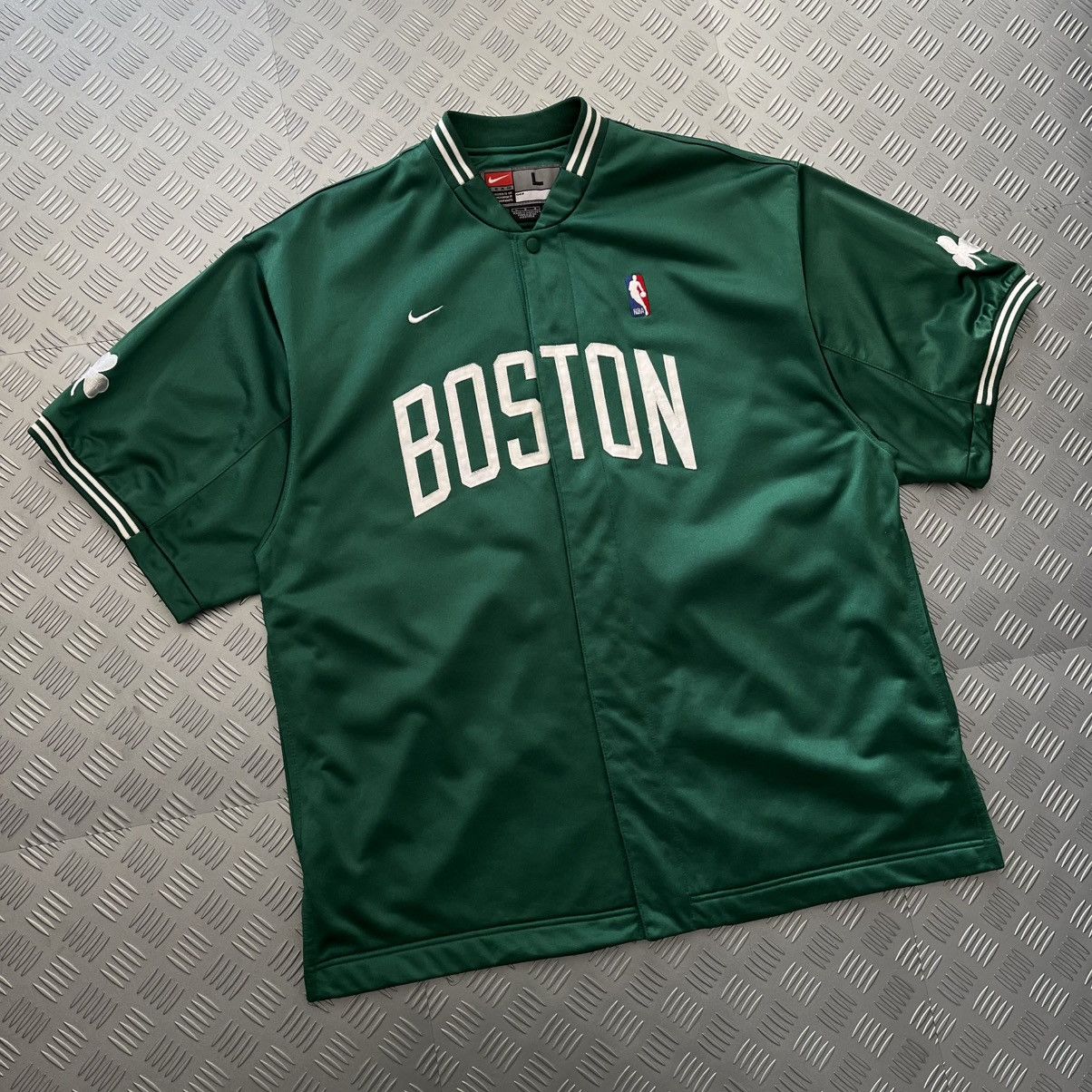NBA × Nike × Vintage Vintage Nike Boston Celtics NBA Shooting WarmUp Jersey Size US L / EU 52-54 / 3 - 3 Thumbnail