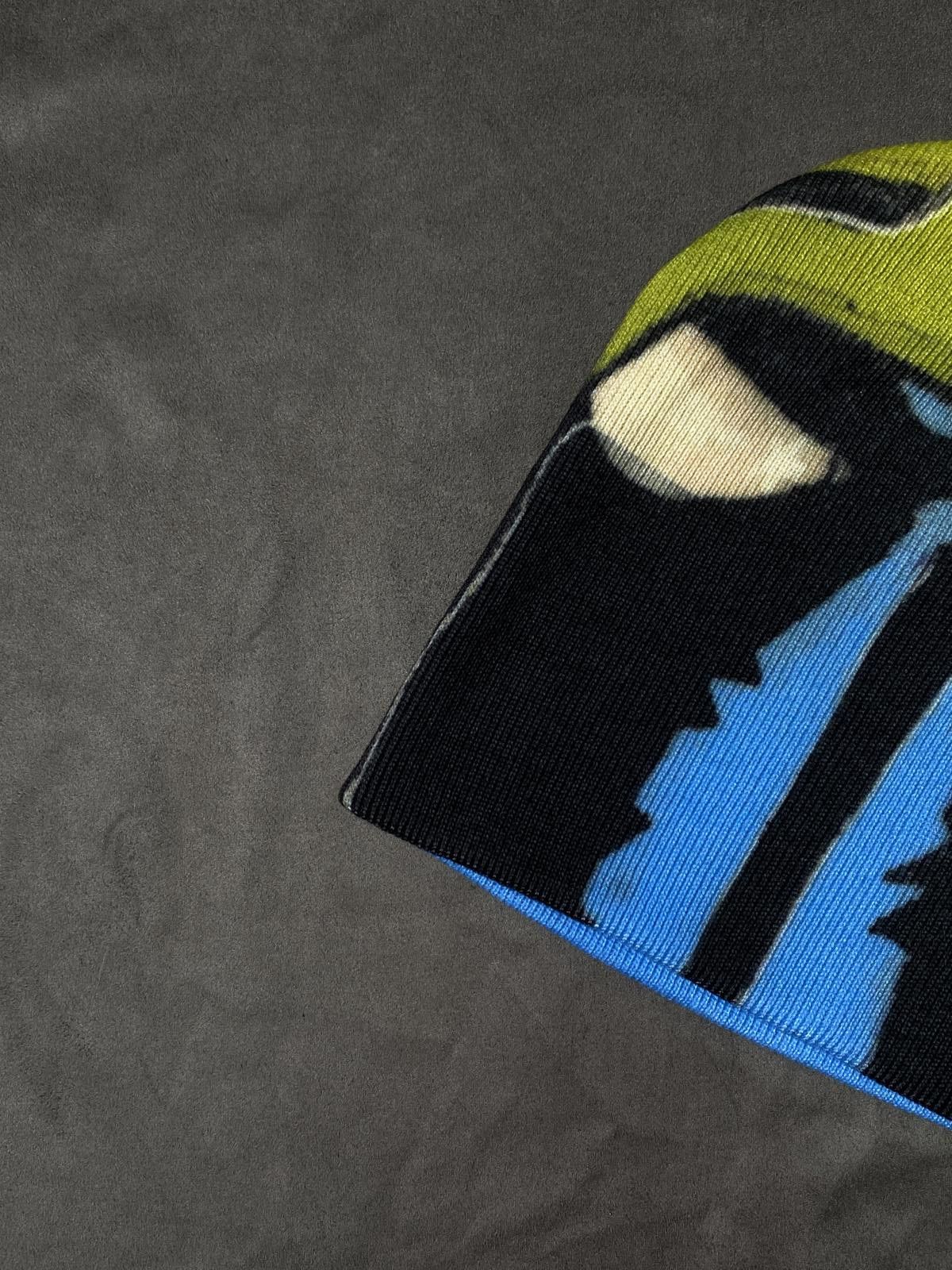 Japanese Brand Rare Vxmeee Bat Mane No Cuff Knit Black Beanie OS Size ONE SIZE - 2 Thumbnail