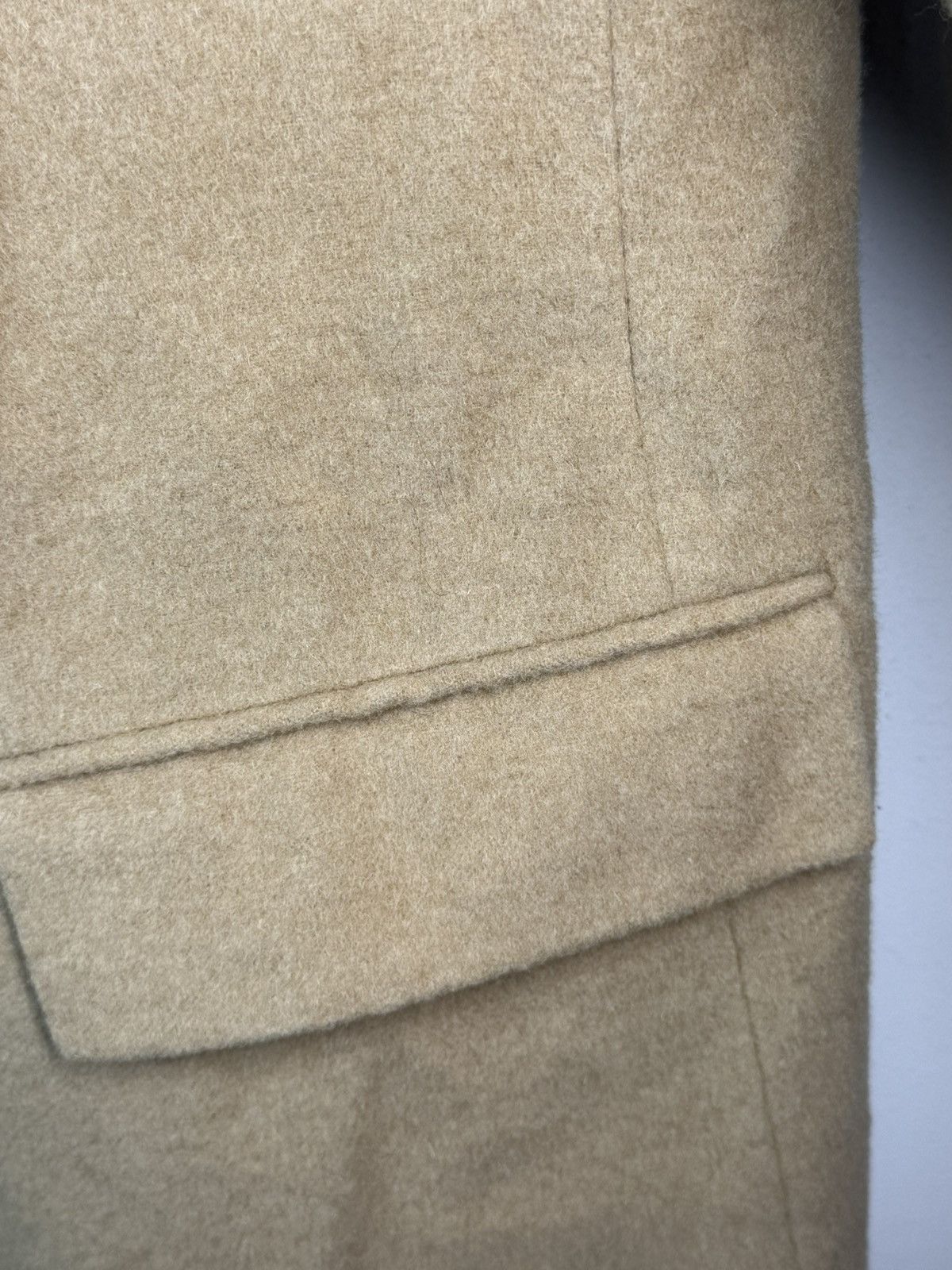 Yves Saint Laurent Camel Wool YSL Coat Soft Heavy Soft Long Beige Size US L / EU 52-54 / 3 - 21 Thumbnail