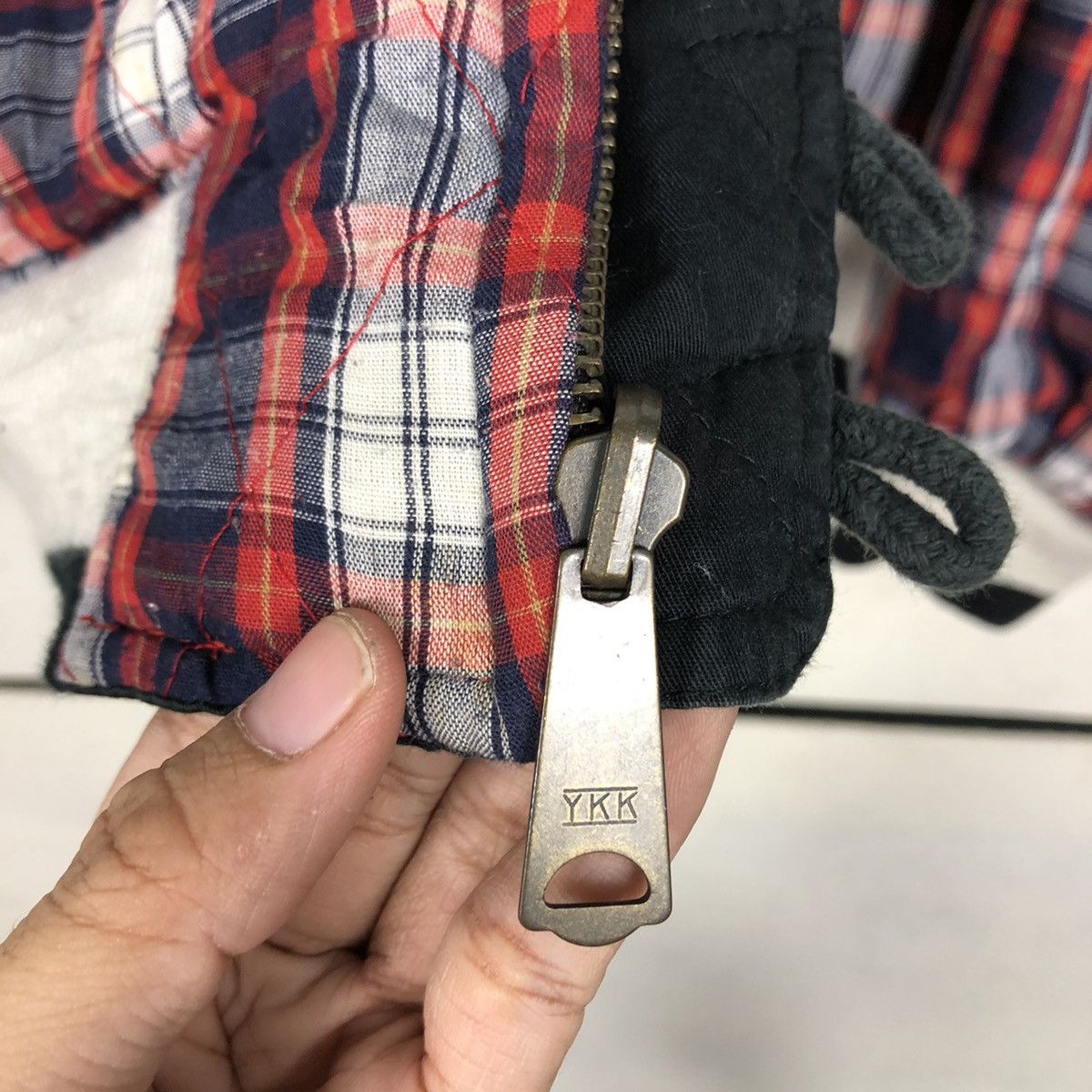 📌Vintage Reversible Bomber Jacket Union Bay Tartan Design