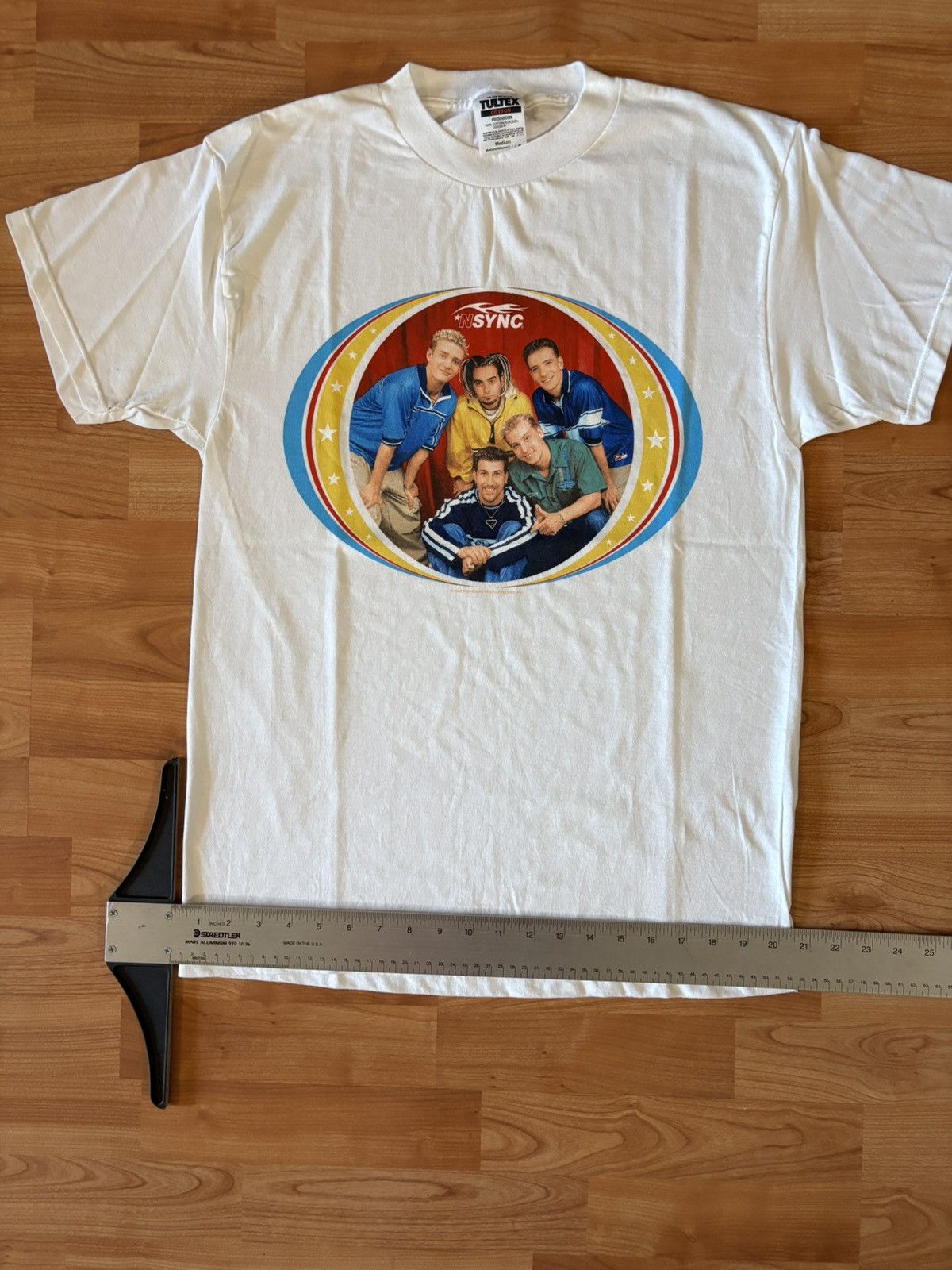Vintage Vintage y2k Nsync white cotton t-shirt Size M band tour Size US M / EU 48-50 / 2 - 1 Thumbnail