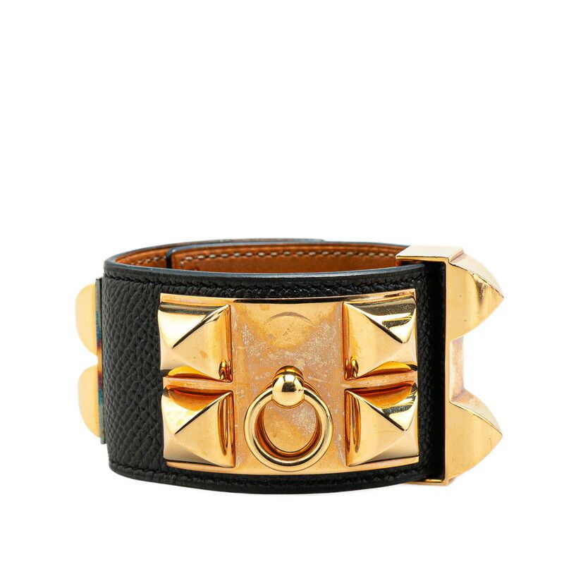 Hermes Hermes Hermes Collier de Chien Epsom Bracelet Leather Bangle Stamp X (2016) DUTY FREE for USA Size ONE SIZE - 1 Thumbnail