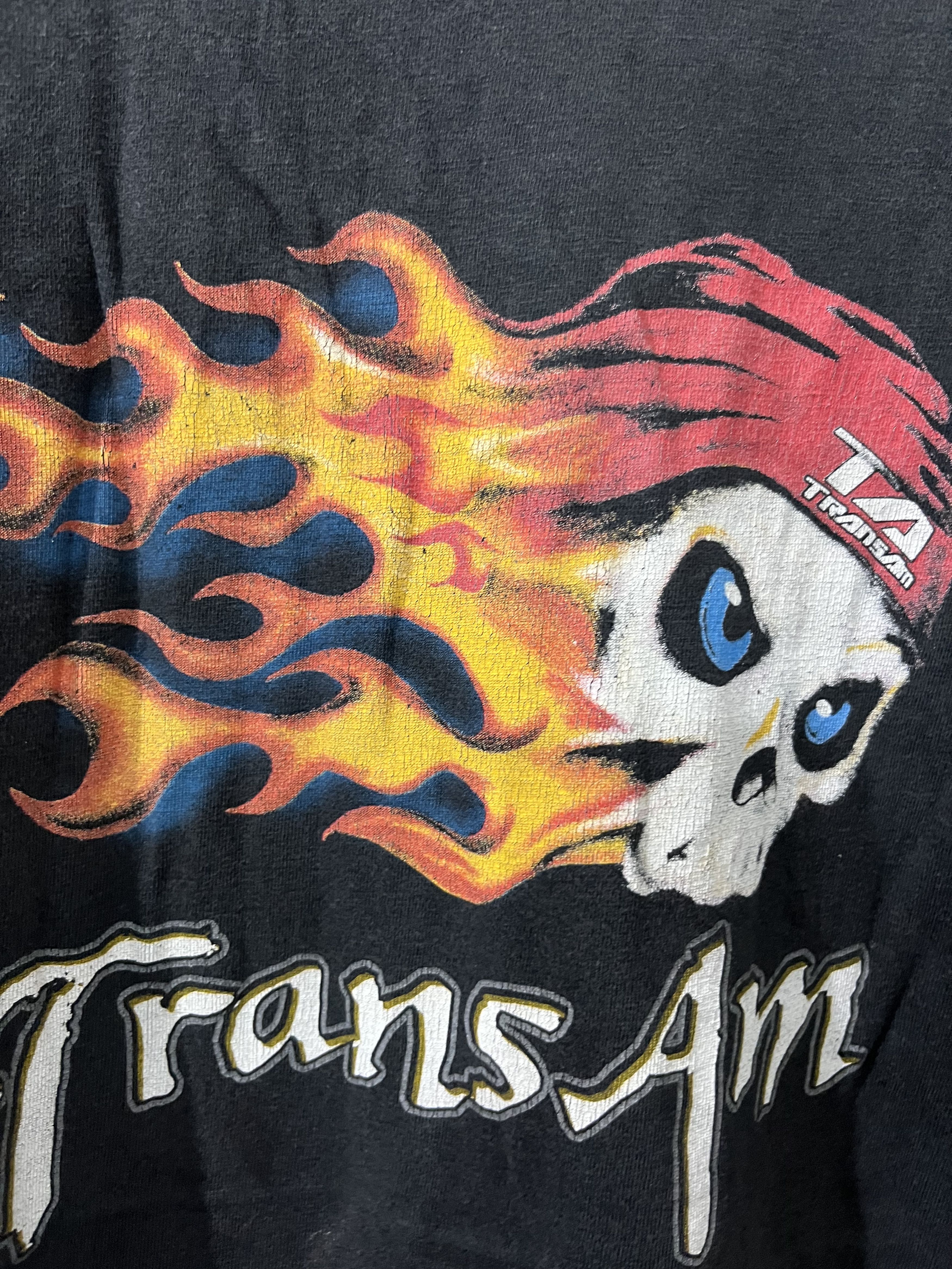 Rap Tees Final ! 90s Sunfaded Black Trans AM Skate Thrash Shirts Size US XL / EU 56 / 4 - 3 Thumbnail
