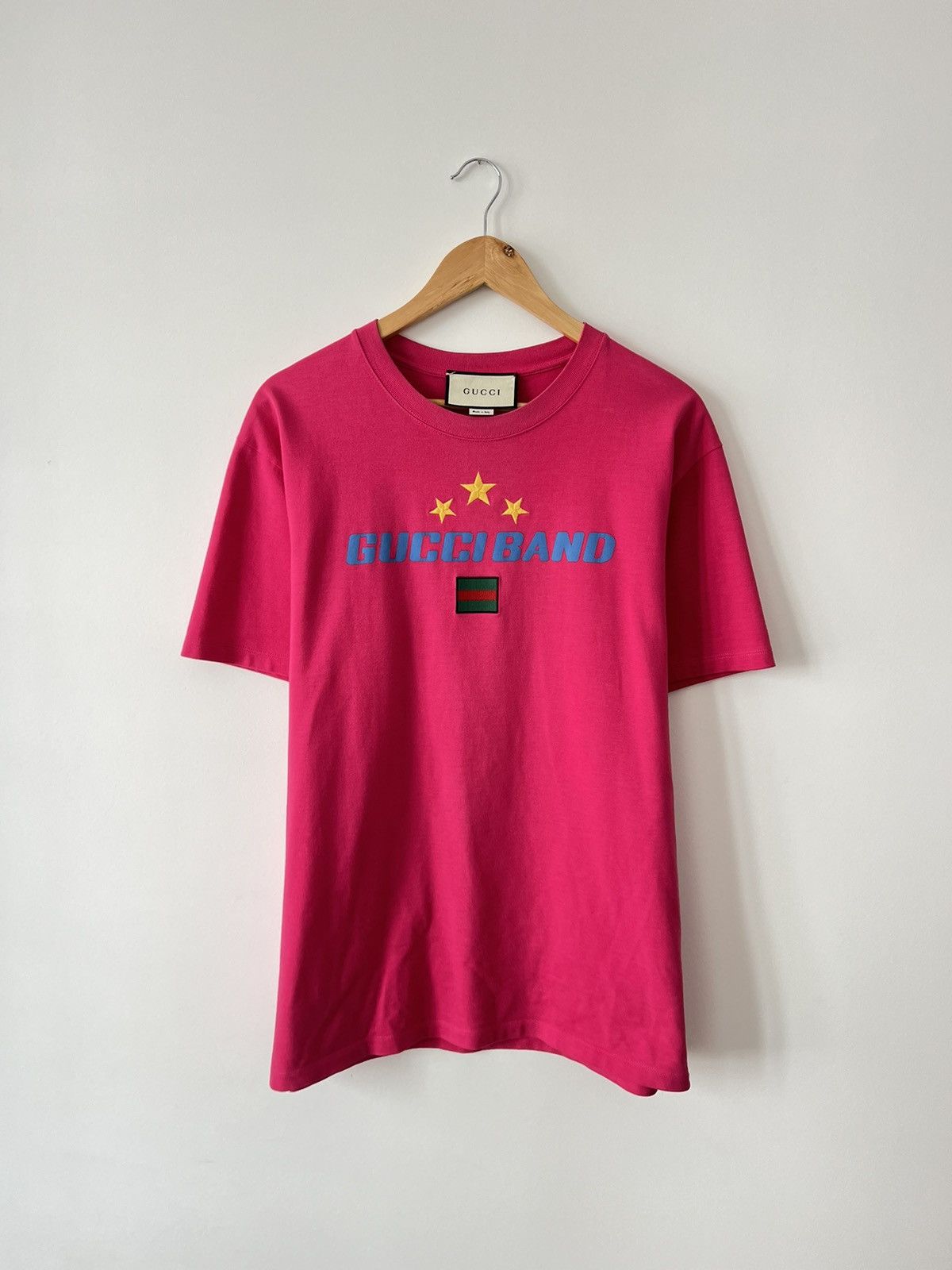 Gucci Band pink tee Size US M / EU 48-50 / 2 - 1 Thumbnail