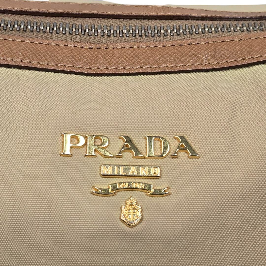 Prada Prada - Saffiano Brown Leather Handbag Gold Hardware Size ONE SIZE - 2 Thumbnail