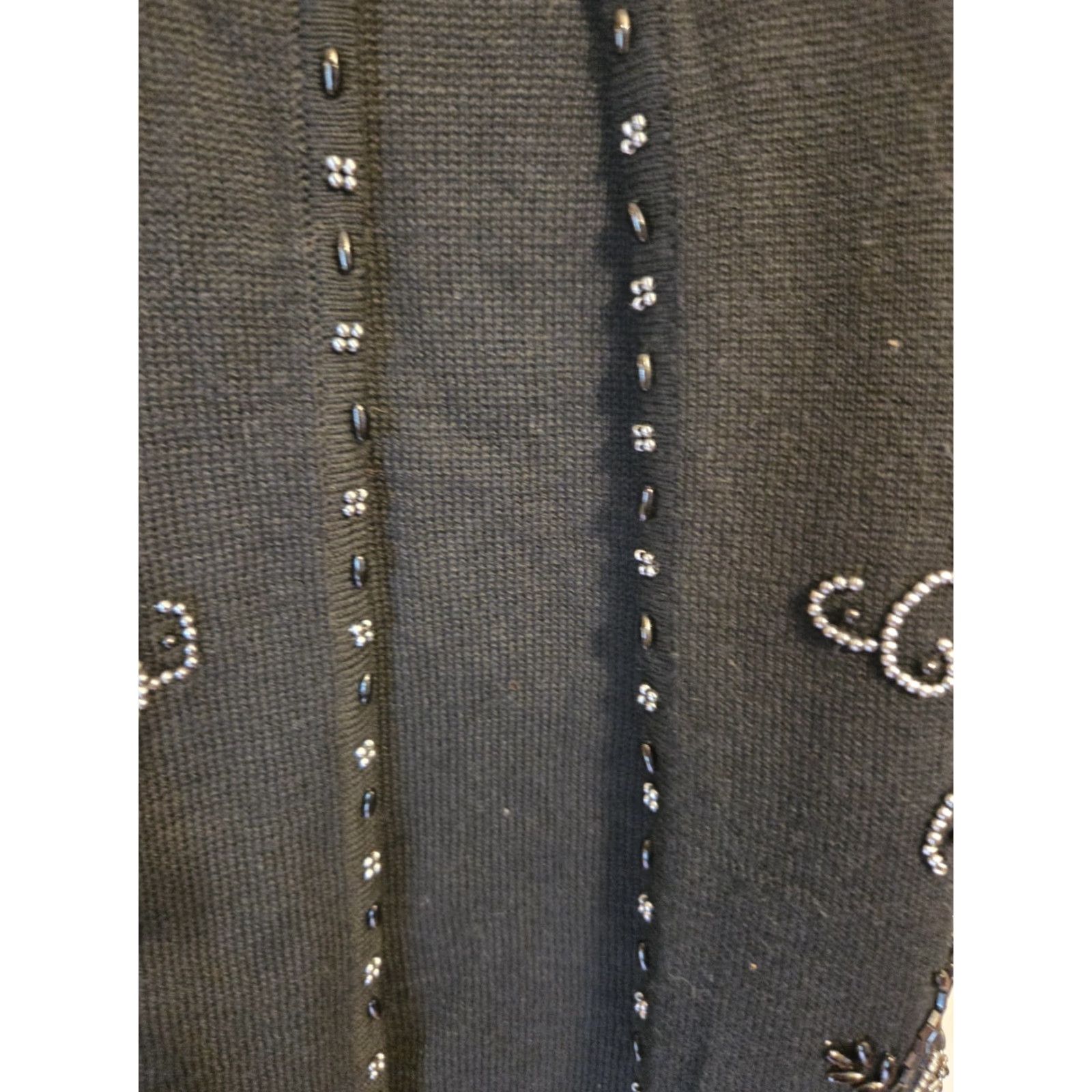 Vintage VINTAGE Claudia D Black Beaded Cardigan Sweater Womens M 90s Beaded Cardigan Black Womens M 90s Claudia D Cardigan Beaded 90s Black Women M Size M / US 6-8 / IT 42-44 - 3 Thumbnail