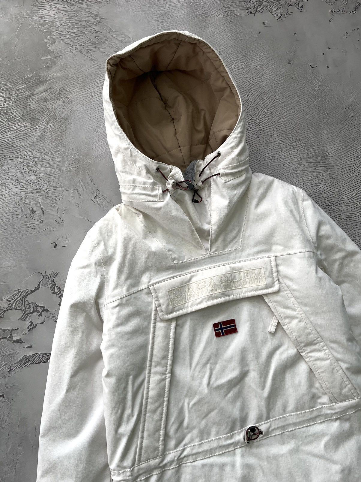 Napapijri Napapijri Skidoo Anorak Jacket 4 Fleece Outdoor White Size XL / US 12-14 / IT 48-50 - 2 Thumbnail