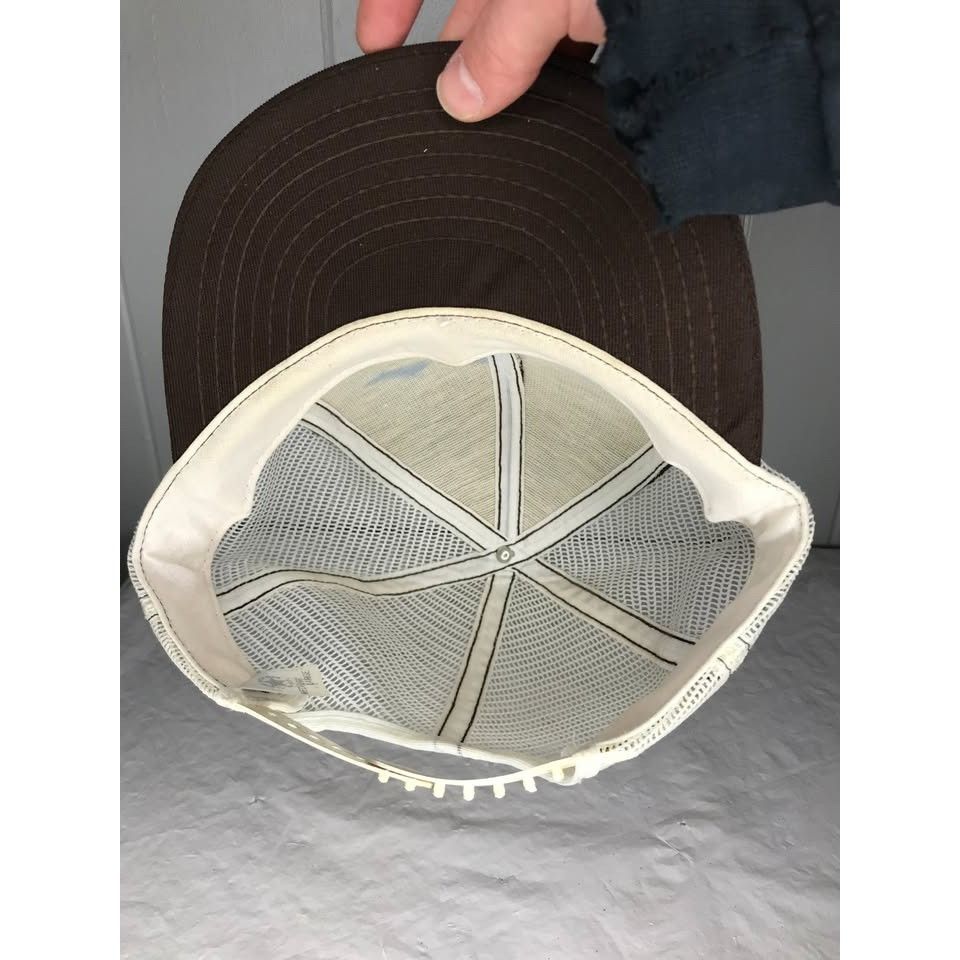 Vintage Vintage Hand Painted Country Trucker Mesh snapback hat cap Size ONE SIZE - 5 Thumbnail