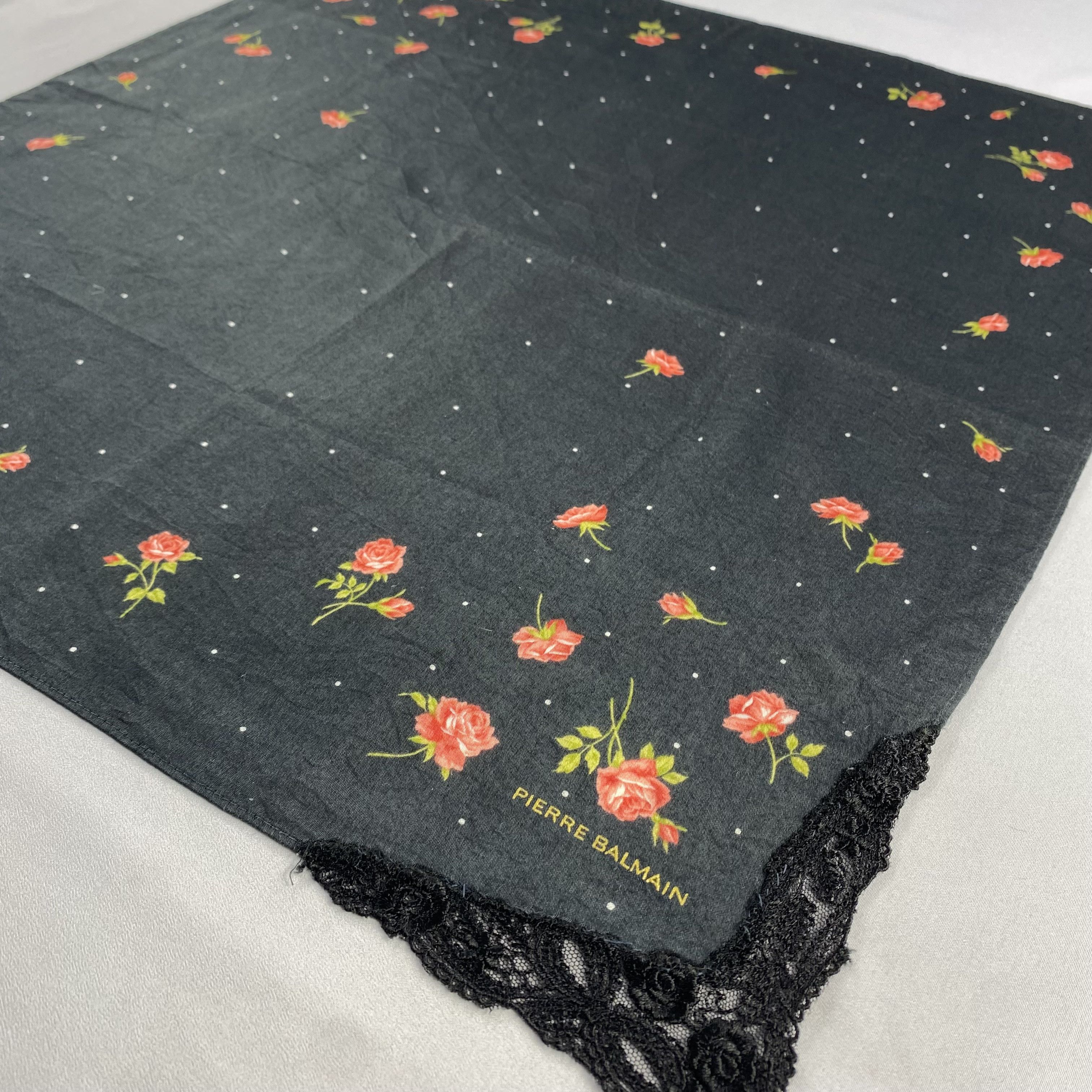 Pierre Balmain × Vintage Pierre Balmain Bandana/ Handkerchief / Neckerchief-P1123 Size ONE SIZE - 2 Thumbnail