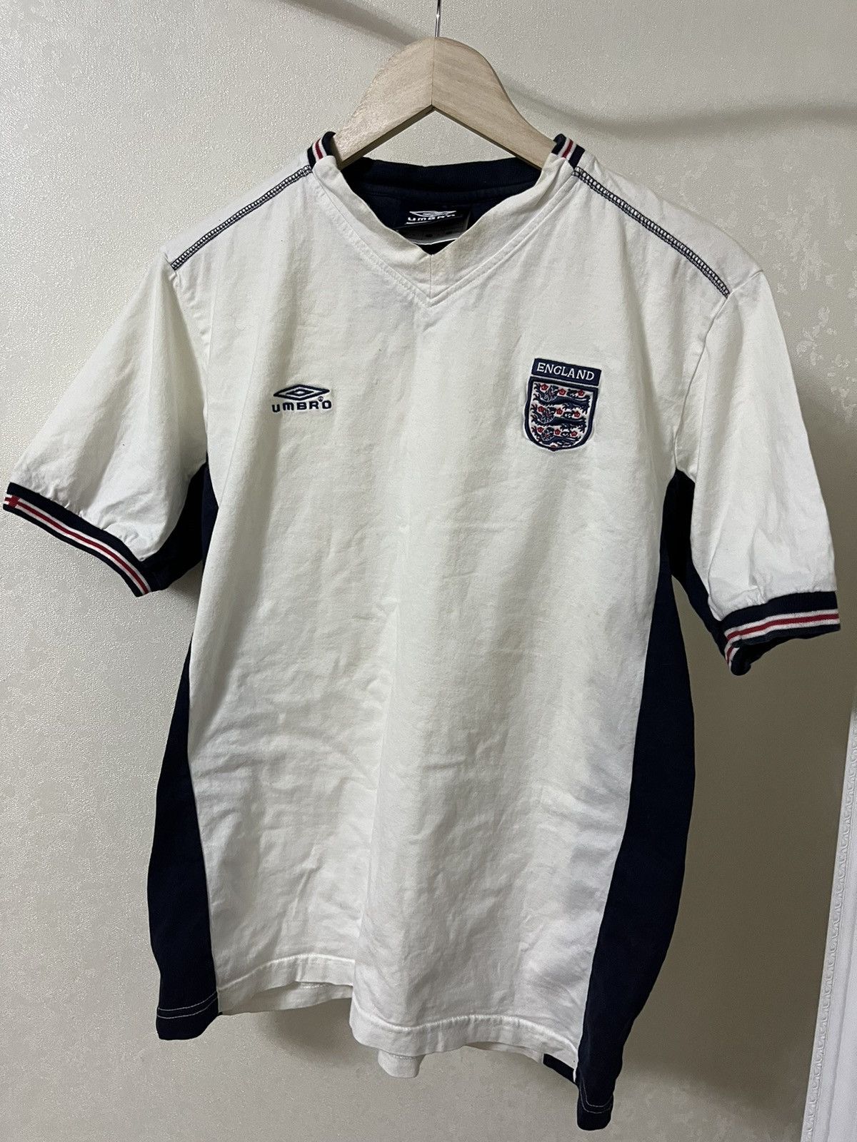Umbro Umbro England Vintage 00s Training Jersey Size US M / EU 48-50 / 2 - 1 Thumbnail