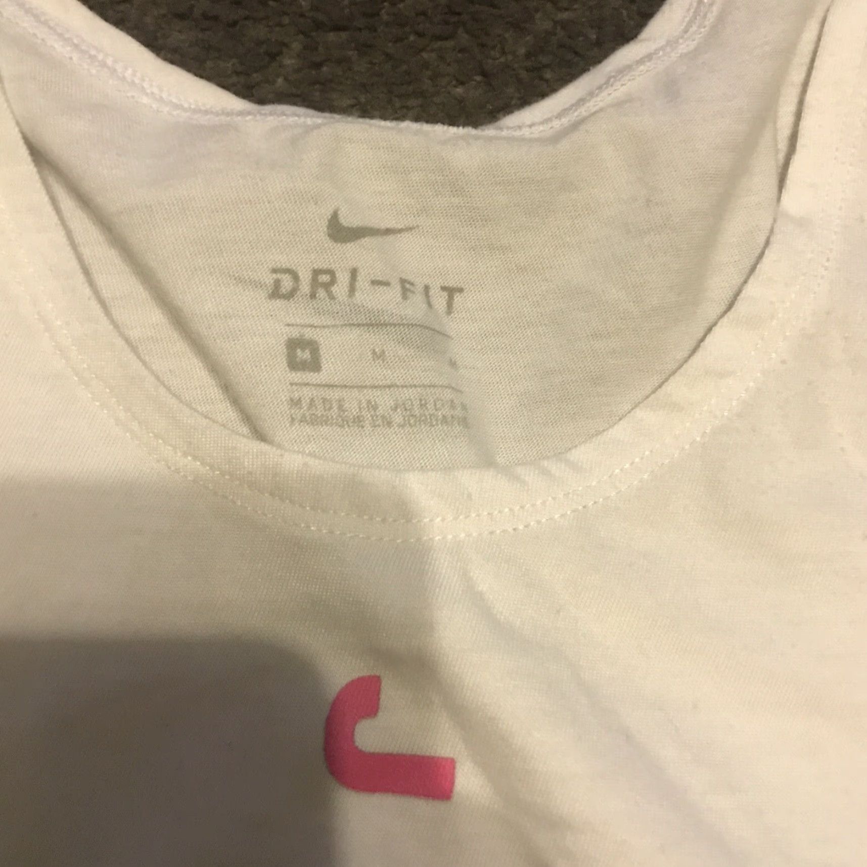 Nike Nike Dri-Fit Just Do It Tank Top Running Slate AQ5179 M White Women Size M / US 6-8 / IT 42-44 - 3 Thumbnail