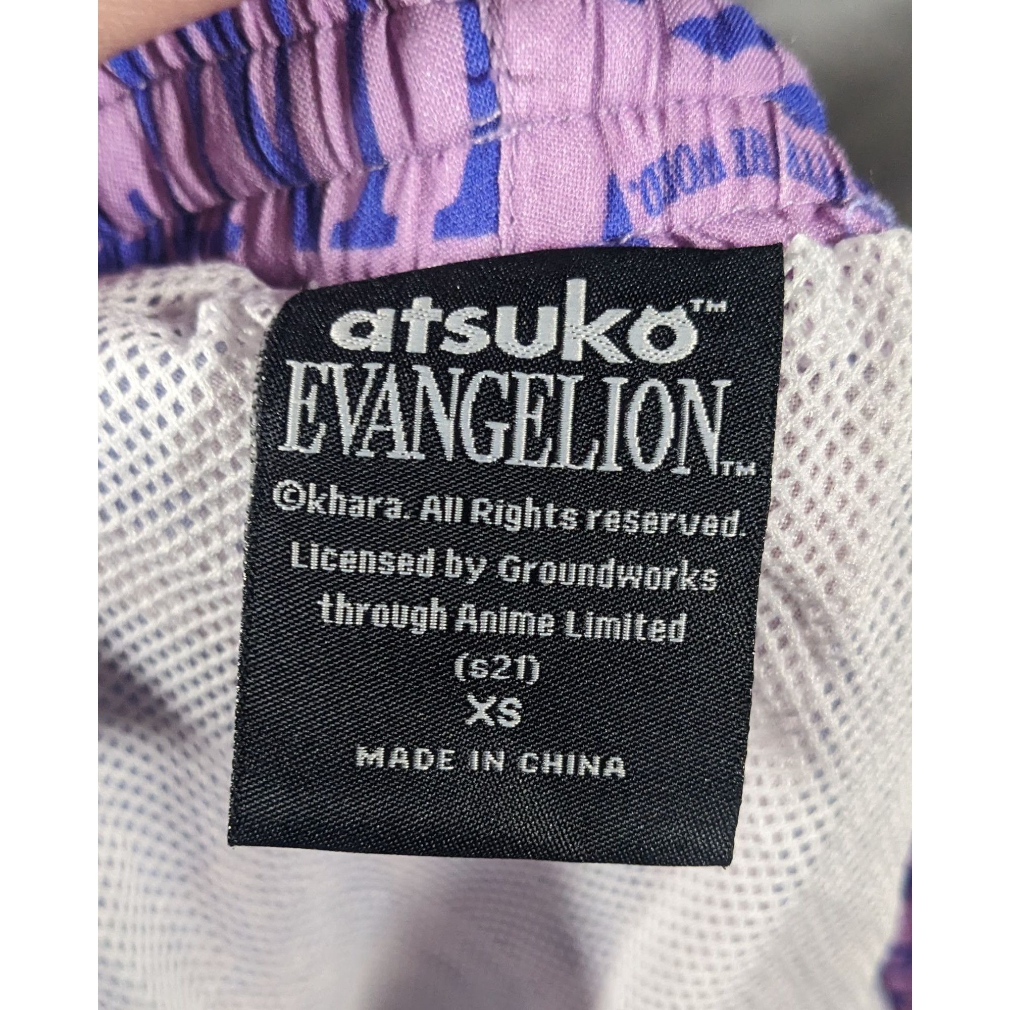 Other Evangelion Eva Unit Purple Shorts With Mesh Lining Size XS Size US 26 / EU 42 - 5 Thumbnail