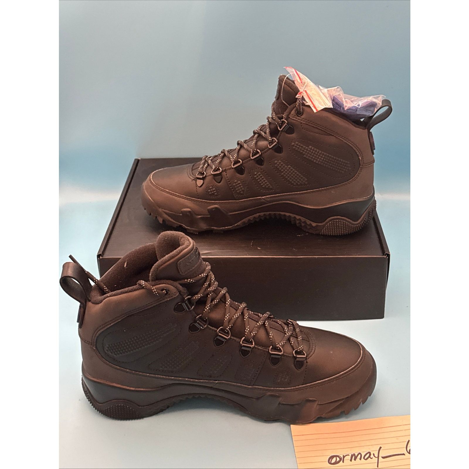 Nike Air Jordan 9 Retro Boot NRG Black Concord m8 Size US 8 / EU 41 - 2 Thumbnail