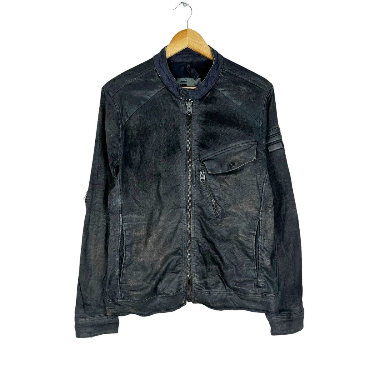G-Star ☀️G STAR RAW BIKERS ZIPPER JACKET Size US M / EU 48-50 / 2 - 6 Thumbnail
