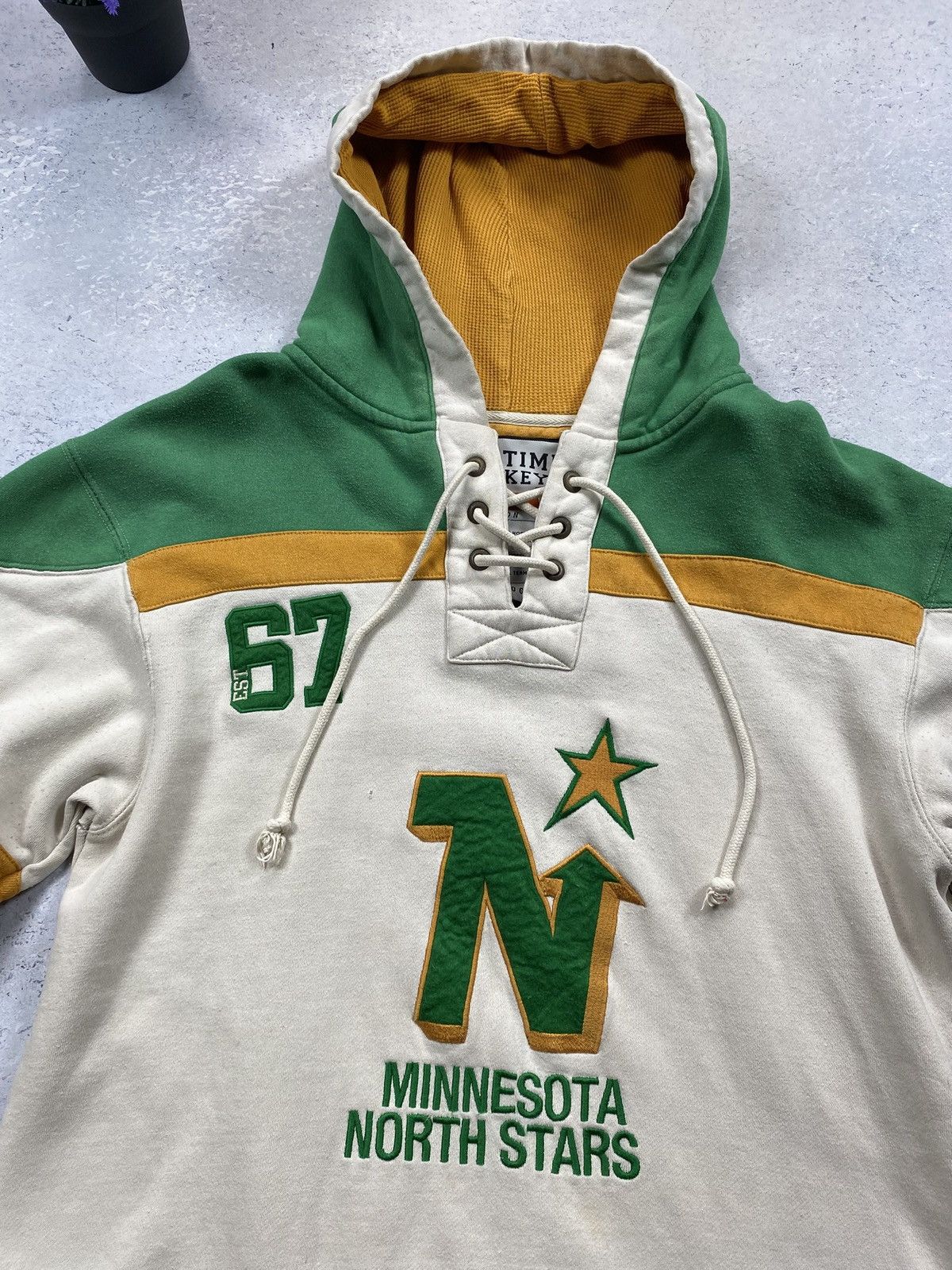 NHL Minnesota North Stars Jersey Vintage Old Time Hockey Brand Size US M / EU 48-50 / 2 - 3 Thumbnail