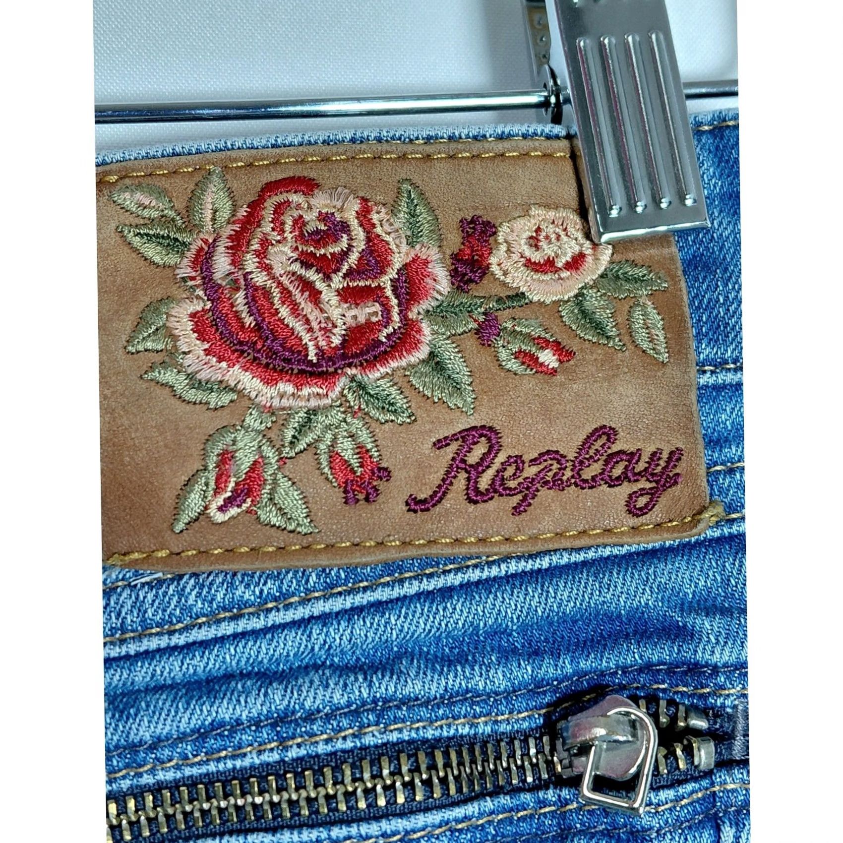 Replay Replay Blue Replay Jeans Denim Pants Solid Regular Women Size 26 Jeans Denim Solid Regular Women Size 26 Size 26" / US 2 / IT 38 - 5 Thumbnail