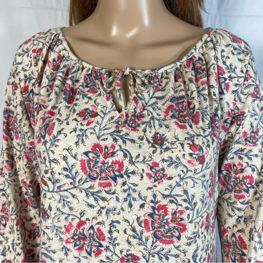 Ralph Lauren NWT New Ralph Lauren Floral Cotton 3/4 Length Sleeve Peasan Size S / US 4 / IT 40 - 4 Thumbnail