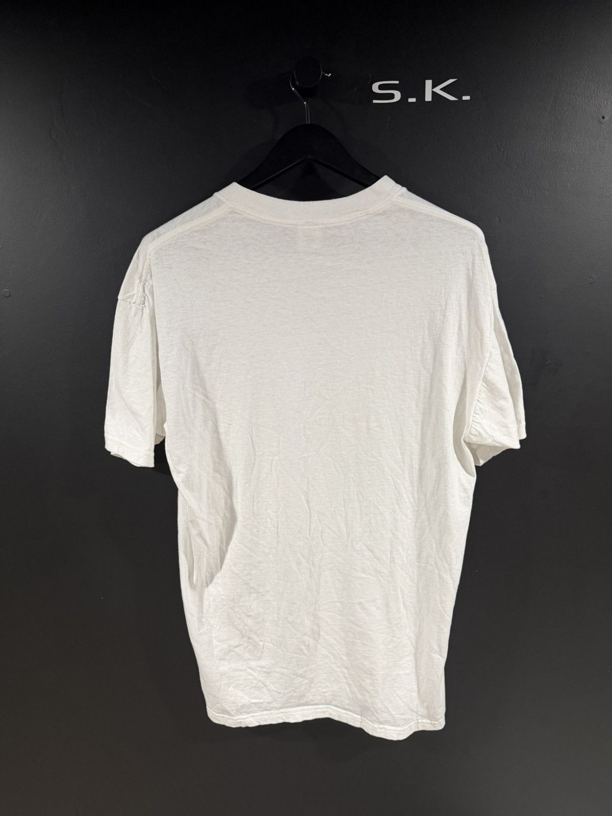 Vintage 2000s Y2K Vintage Hanes White Blank Grunge Streetwear Tee XL Size US XL / EU 56 / 4 - 5 Thumbnail