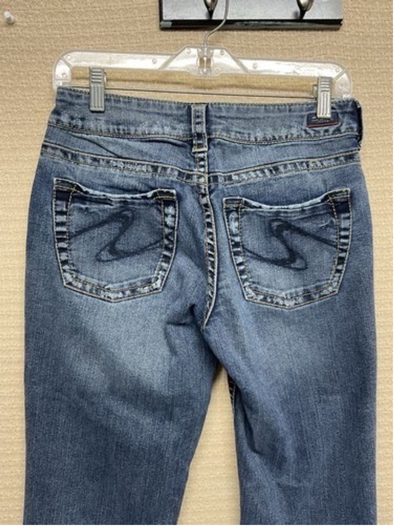 Silver Jeans Co. Silver Jeans Suki Grunge Surplus Bootcut Jeans Women 28x32 Size 28" / US 6 / IT 42 - 7 Thumbnail