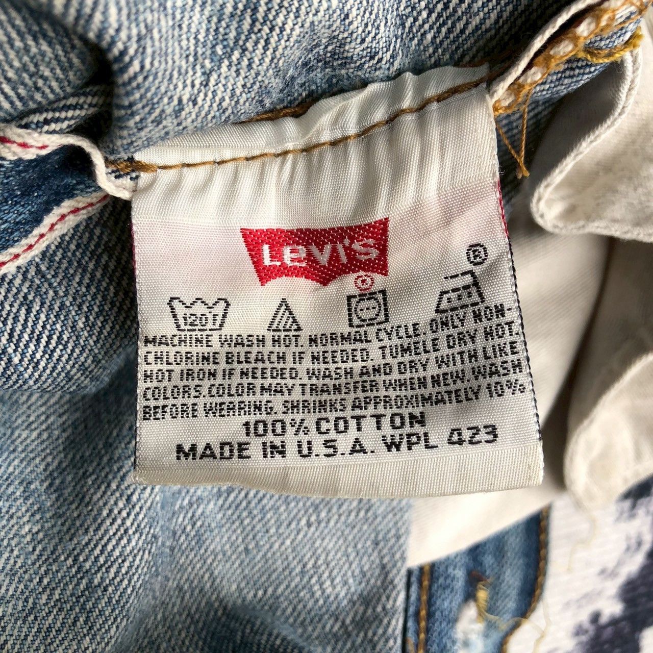 Levi's Vintage Levi's 501 Big E Distressed Selvedge Size US 33 - 15 Thumbnail