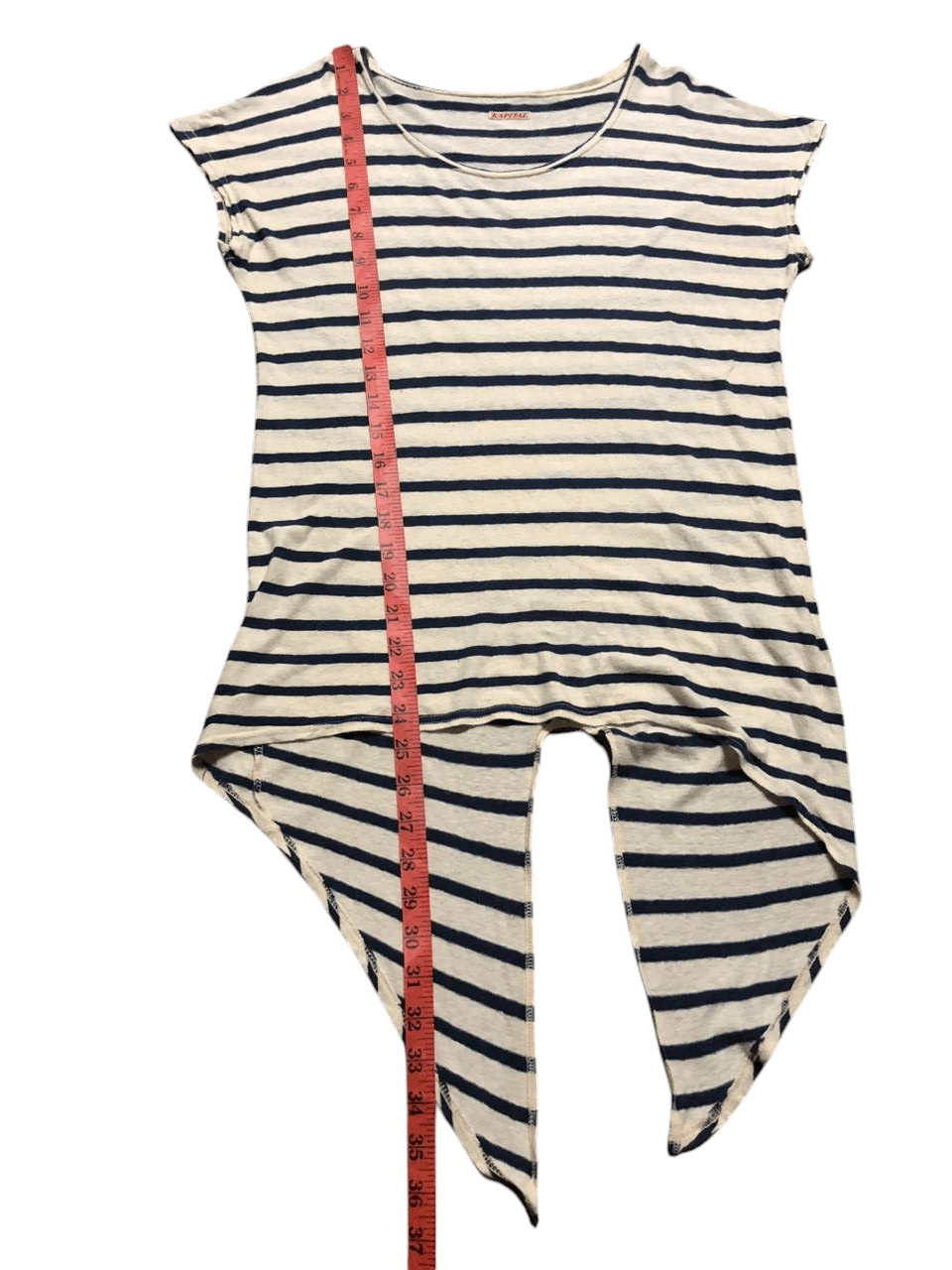 Kapital Kapital Stripes Sleeveless Cotton Rare Design Tee Saiz 0 Size S / US 4 / IT 40 - 17 Thumbnail
