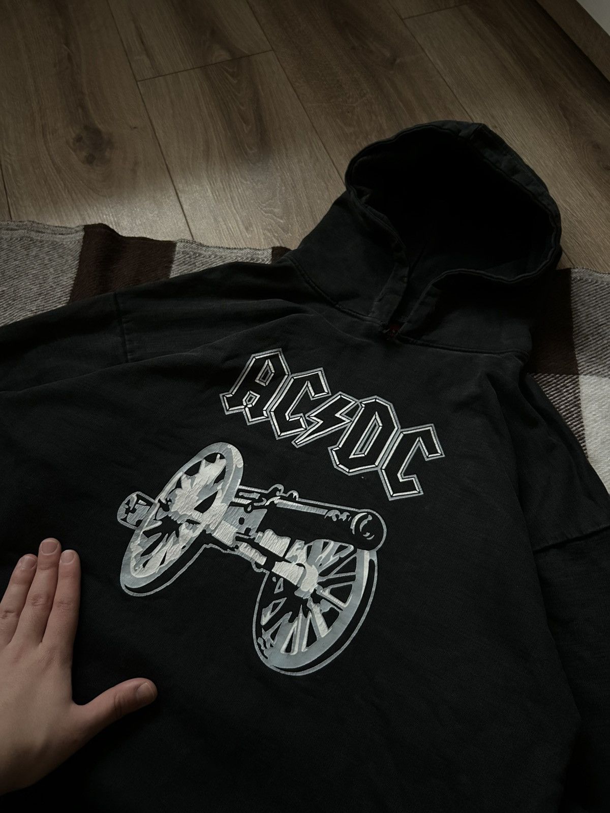 AC/DC × Vintage Vintage AC&DC big logo hoodies y2k rock faded Size US XL / EU 56 / 4 - 2 Thumbnail