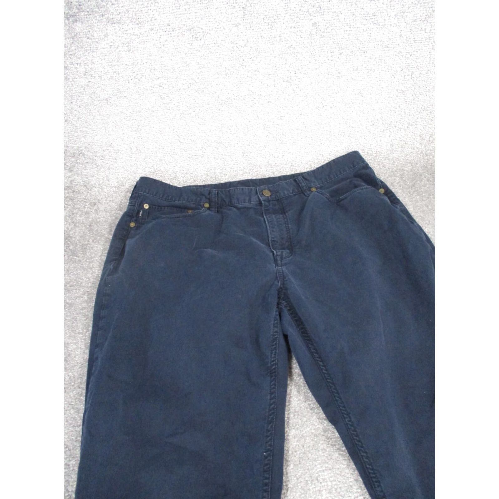 Polo Ralph Lauren Polo Ralph Lauren Pants Mens 38 Navy Chino Tapered 38x29 Vintage 90s Logo Preppy Mens Size US M / EU 48-50 / 2 - 2 Thumbnail
