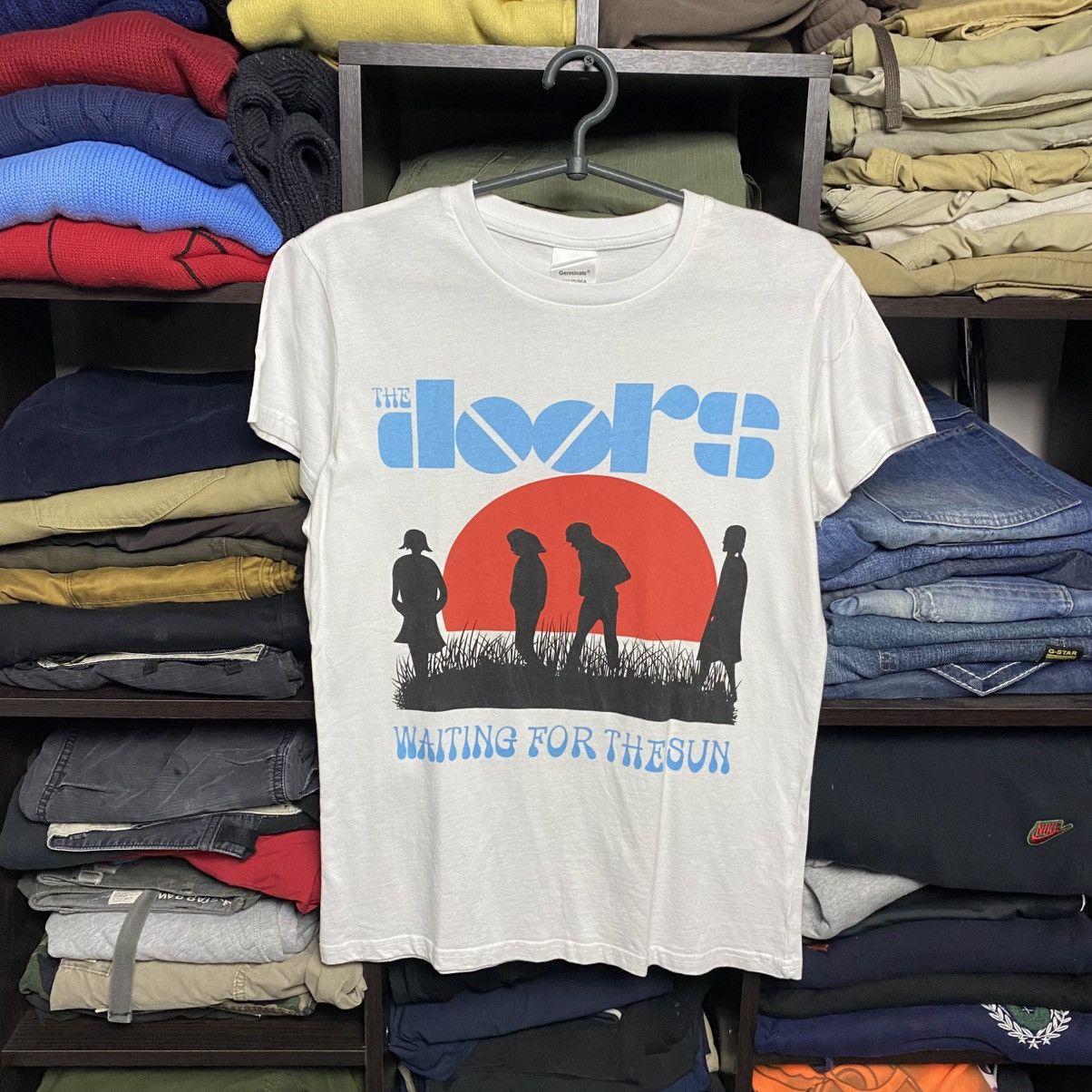 Band Tees Vintage The Doors Waiting For The Sun rock band tee size M Size US M / EU 48-50 / 2 - 1 Thumbnail