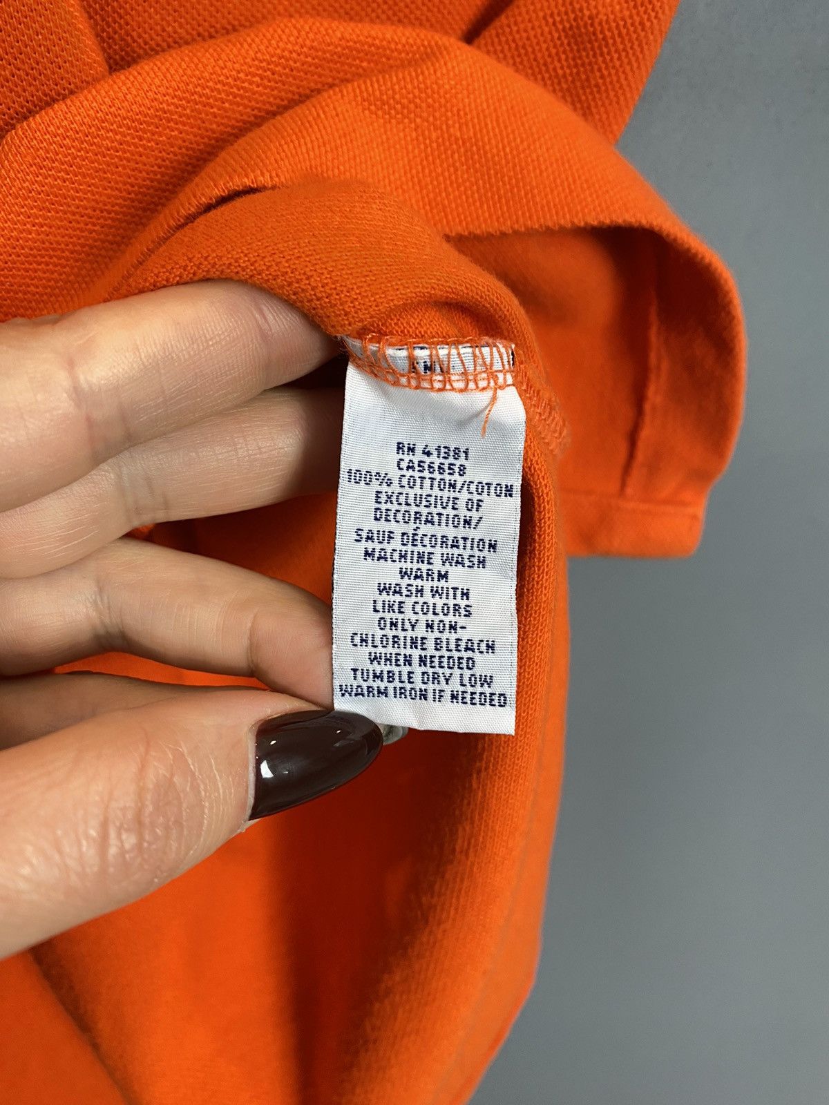 Polo Ralph Lauren Polo Ralph Lauren Custom Fit Polo Shirt Size S Top Orange Size US S / EU 44-46 / 1 - 4 Thumbnail