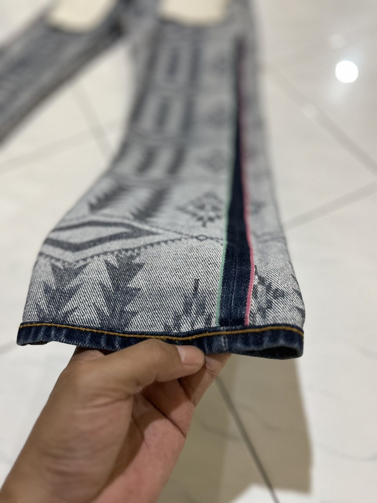 Paul Smith 🔥 Paul Smith R.Newbold Selvedge Denim Pants Size US 29 - 17 Thumbnail