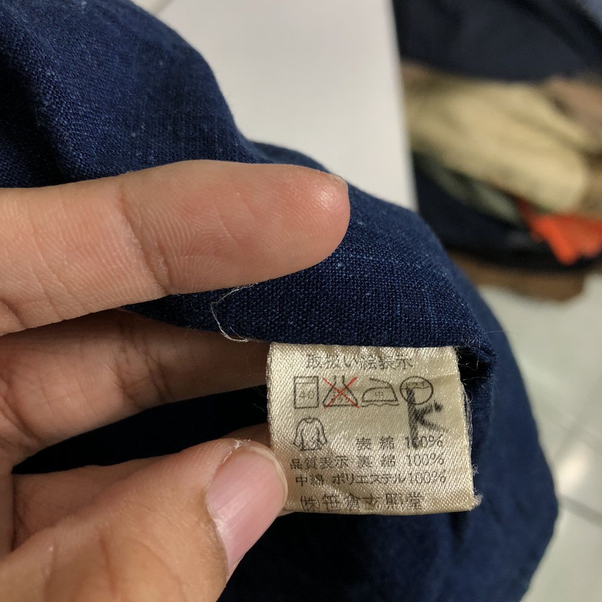Blue Blue Japan 🔥Asymmetrical Button Hikory Chore Jacket Sasakura Gensho Size US L / EU 52-54 / 3 - 13 Thumbnail