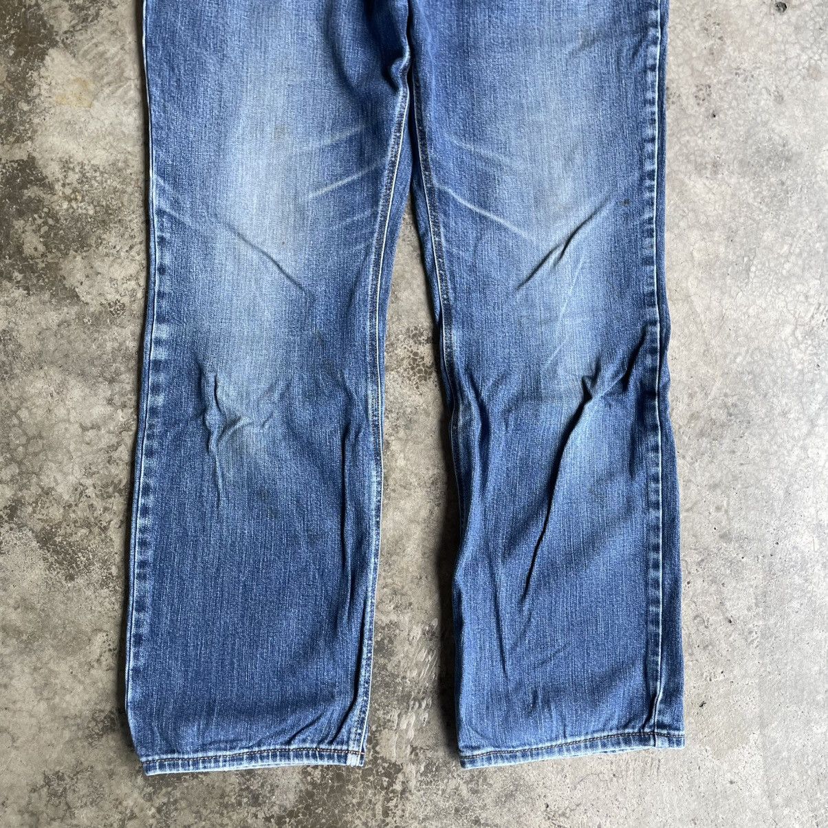 Wrangler 🔥Vintage Wrangler WM3904 Stoned Washed Distress Jeans Size US 35 - 3 Thumbnail