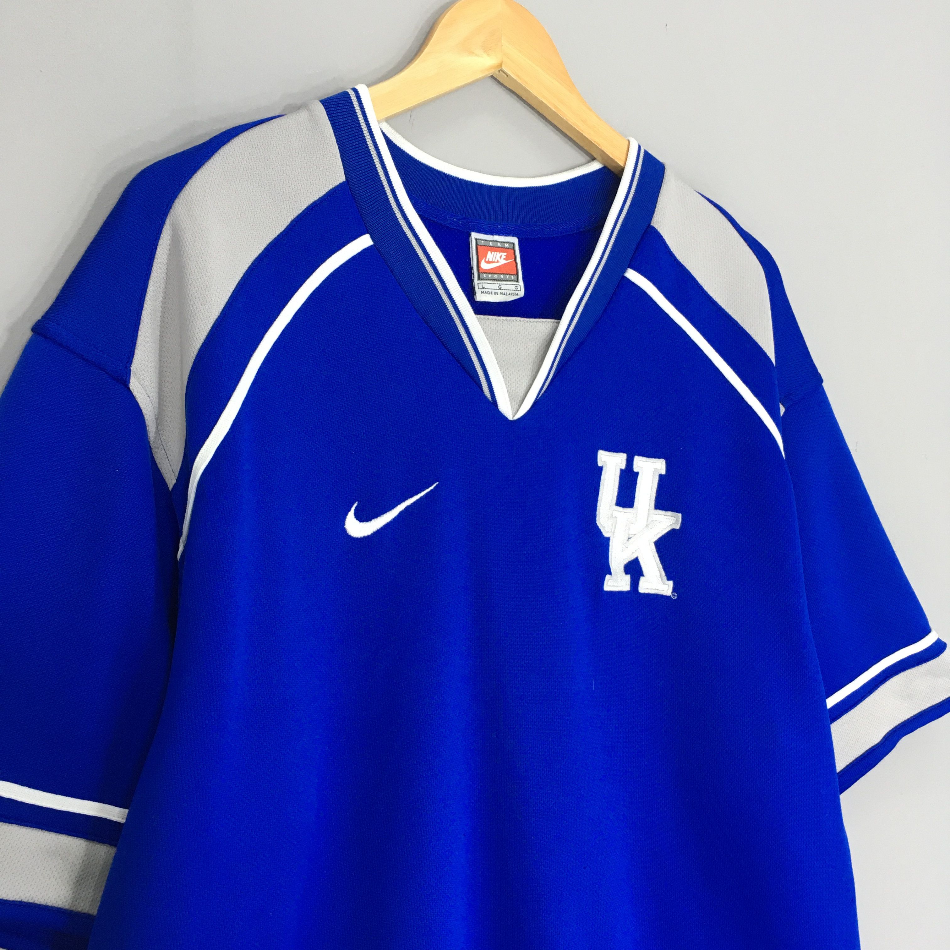 Nike × Vintage Vintage 90s Nike Kentucky Wildcats NCAA Jersey Large Size US L / EU 52-54 / 3 - 3 Thumbnail