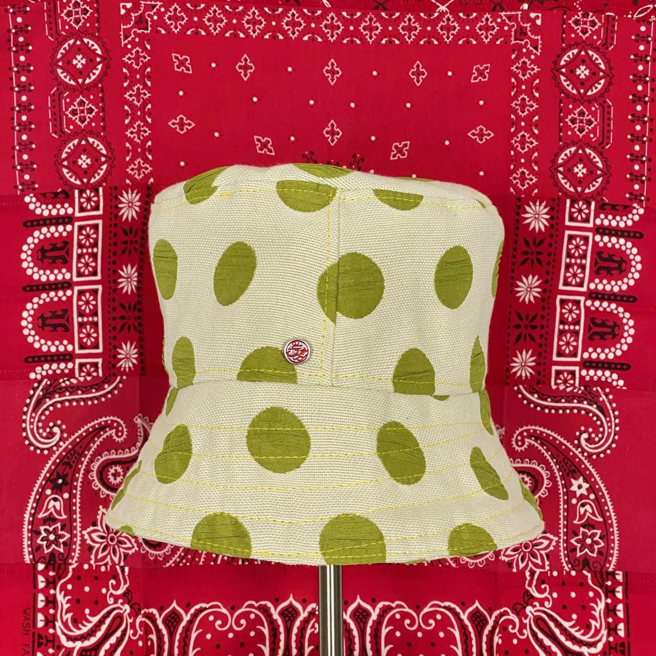 Poche Studio POCHE STUDIO HANDMADE REVERSIBLE BUCKET HAT Size ONE SIZE - 2 Thumbnail