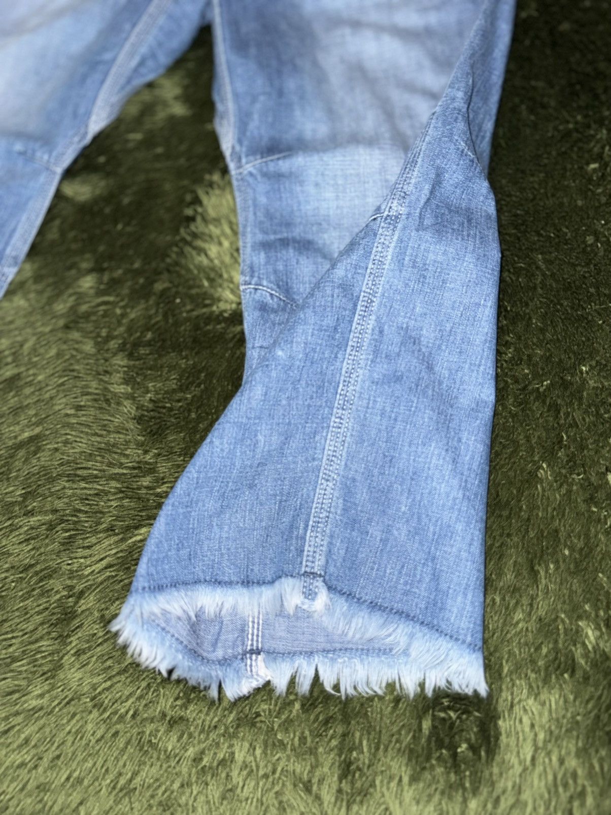 Wild Things Wildthings Japan Cropped Cut-Off Belted Denim Pants Size US 30 / EU 46 - 7 Thumbnail