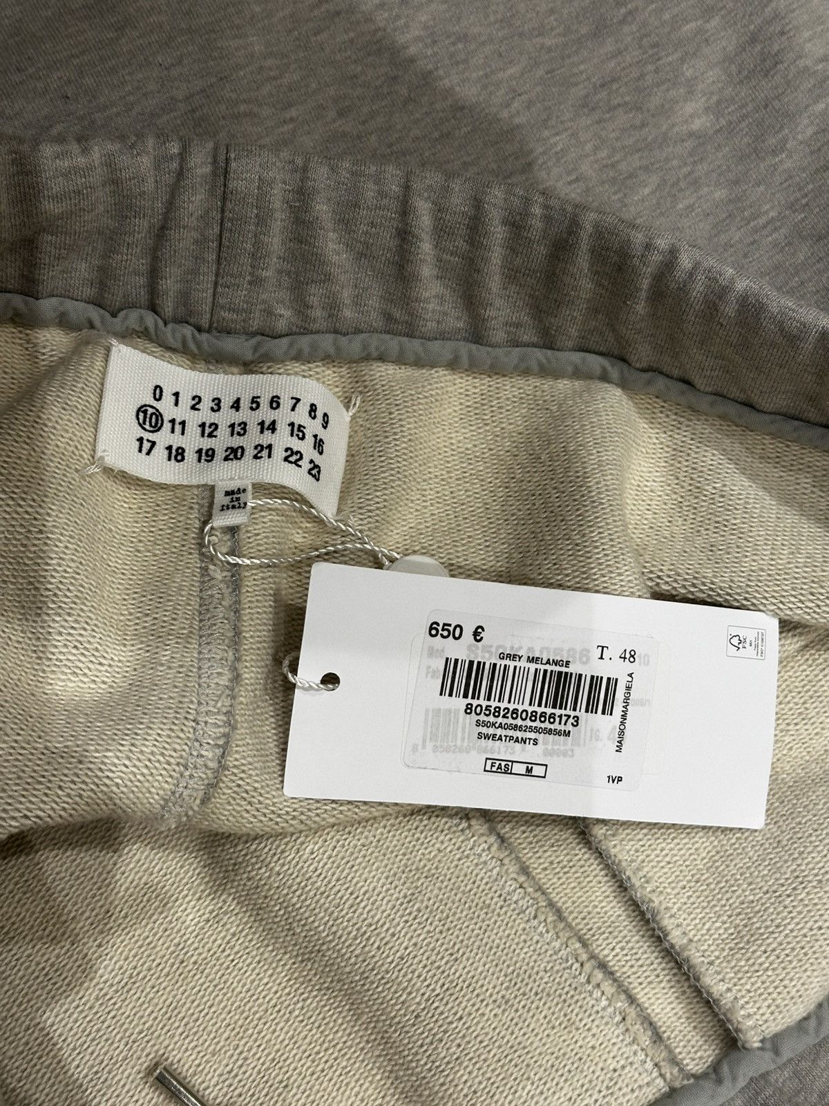 Maison Margiela Maison Margiela Zip Icon Logo Sweatpants Size US 32 / EU 48 - 5 Thumbnail