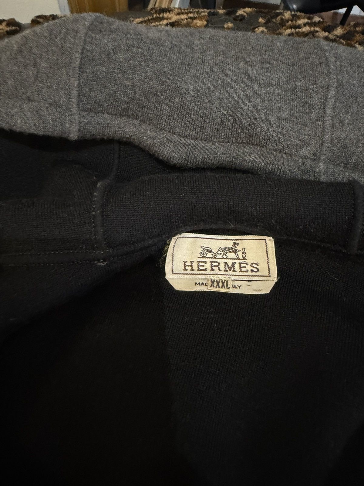 Chrome Hearts 1 of 1 HERMES x CHROME HEARTS CASHMERE JACKET HOODIE Size US XXL / EU 58 / 5 - 16 Thumbnail