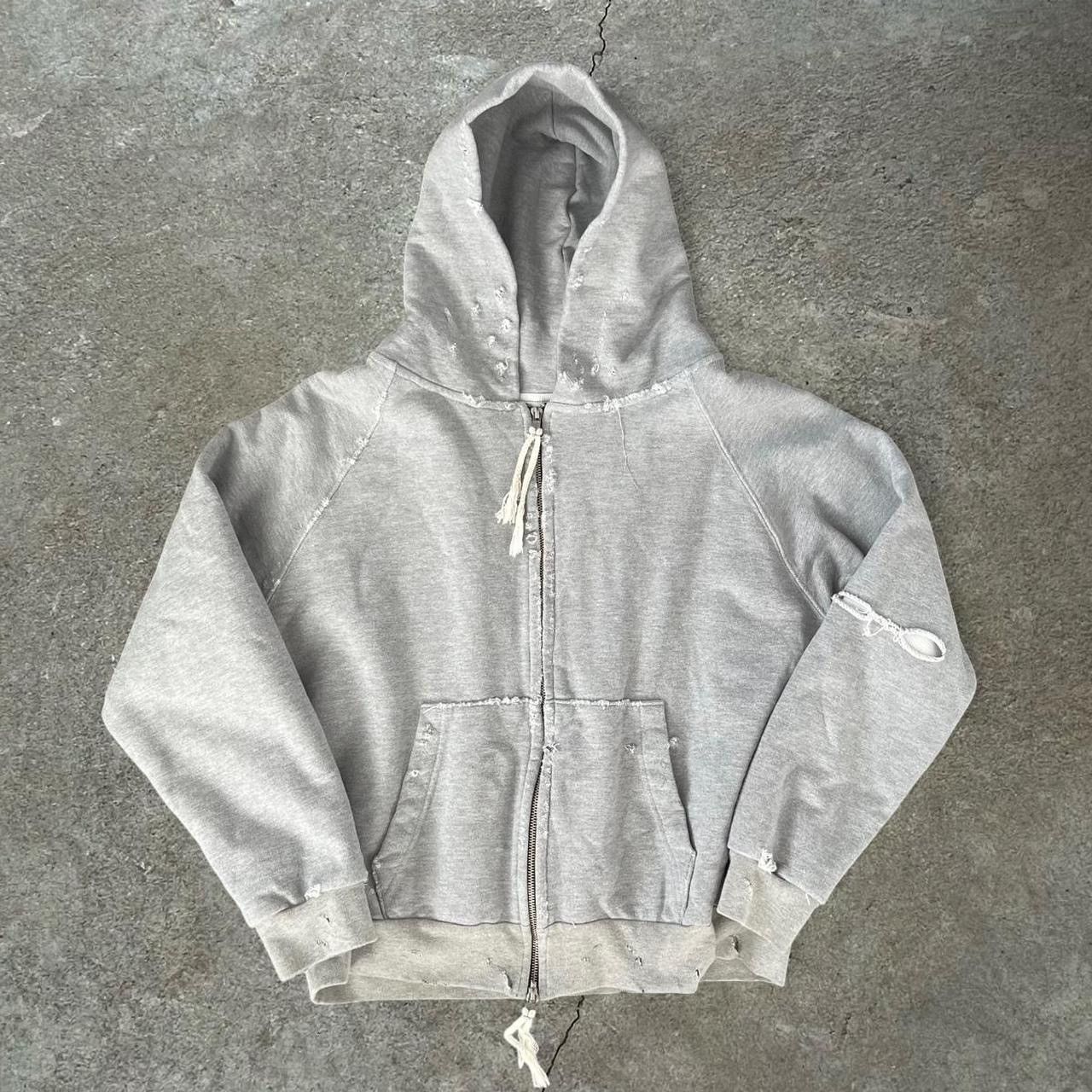 K-Two Studios K-Two Studios Distressed Thermal Lined Double Zip