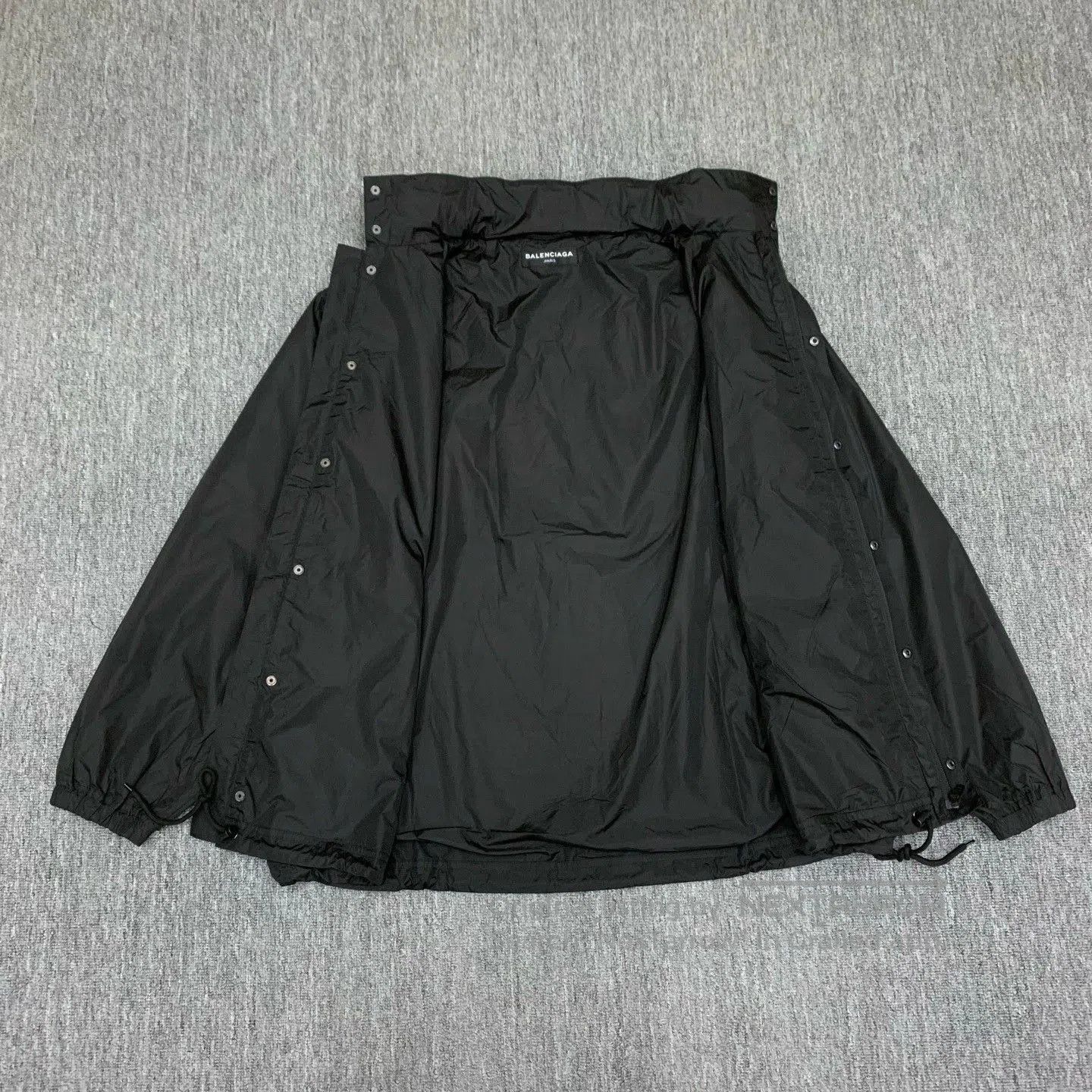 Balenciaga Balenciaga Black Nylon Jacket S. Size US S / EU 44-46 / 1 - 7 Thumbnail