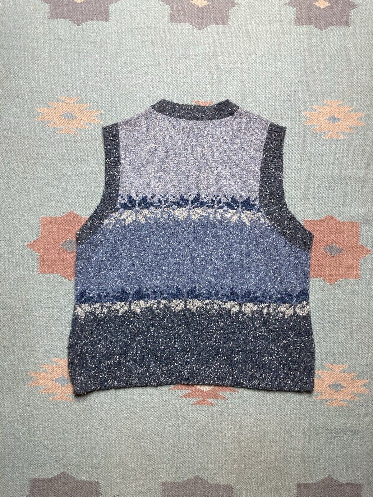 St. Johns Bay × Vintage St. John’s bay knit sweater vest acrylic wool blend snow L Size US L / EU 52-54 / 3 - 5 Thumbnail
