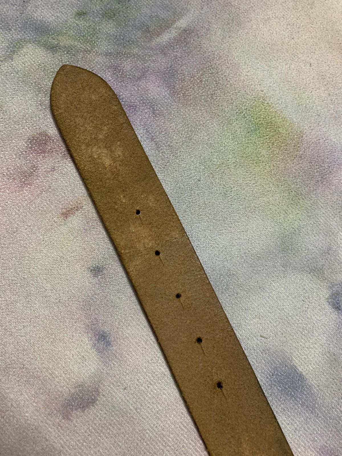 Japanese Brand Vintage CH Style Stainless Steel Leather Belt Size ONE SIZE - 6 Thumbnail