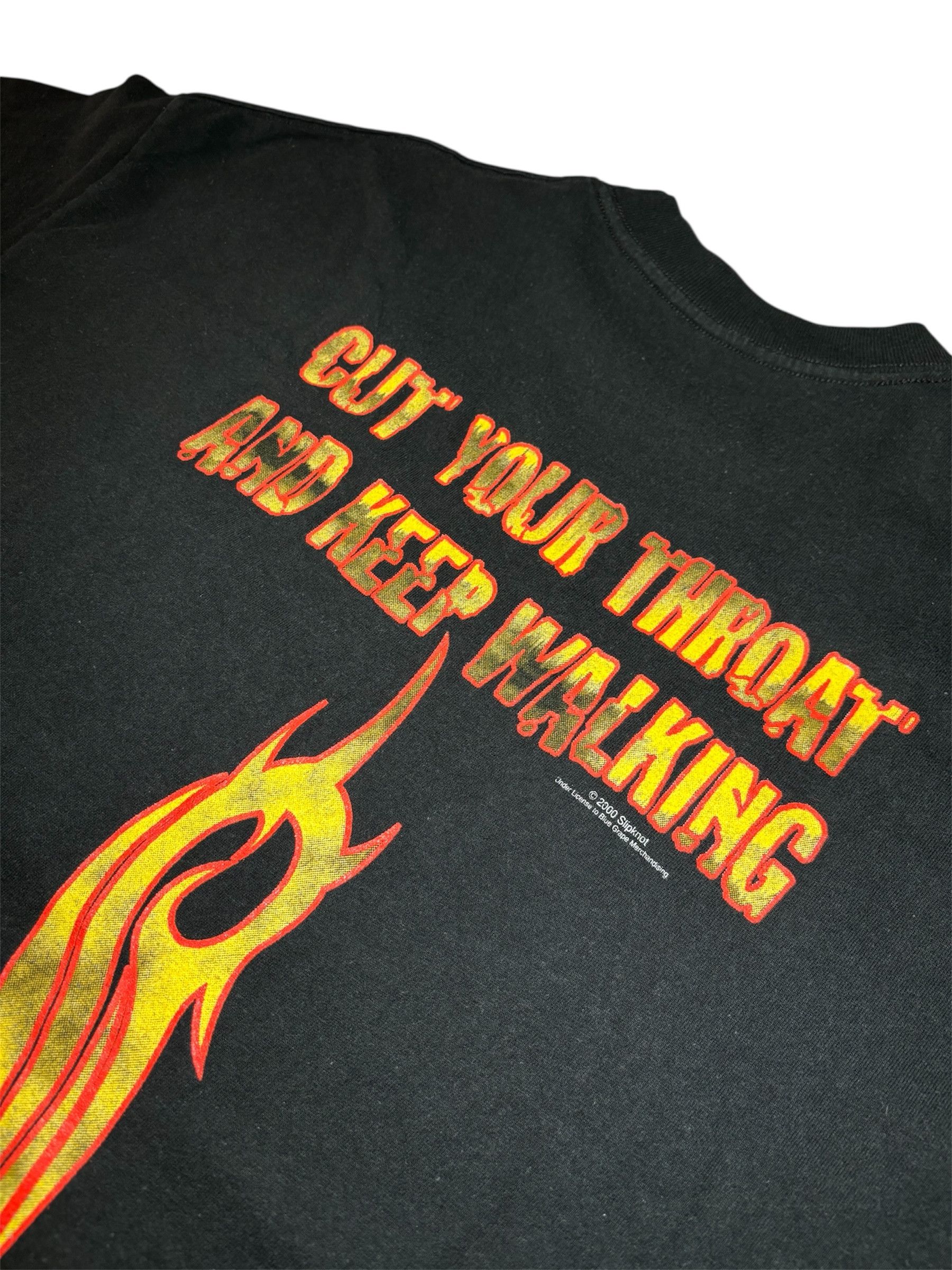 Slipknot 2000 Vintage "Slipknot" Cut Your Throat t-shirt Size US XL / EU 56 / 4 - 4 Thumbnail