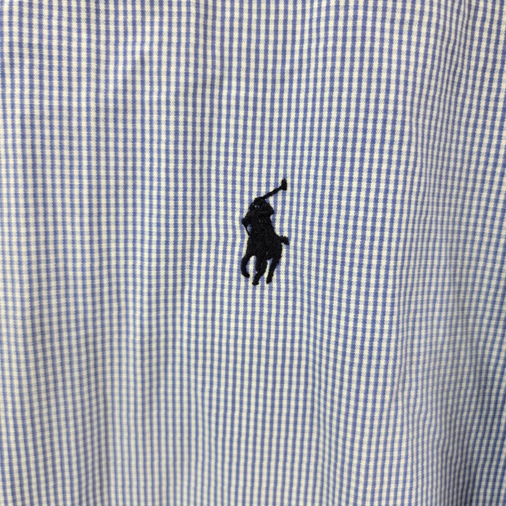 Polo Ralph Lauren Polo Ralph Lauren Shirt Men's XL Button-Down Long Sleeve Blue White Check graham pony Size US XL / EU 56 / 4 - 2 Thumbnail