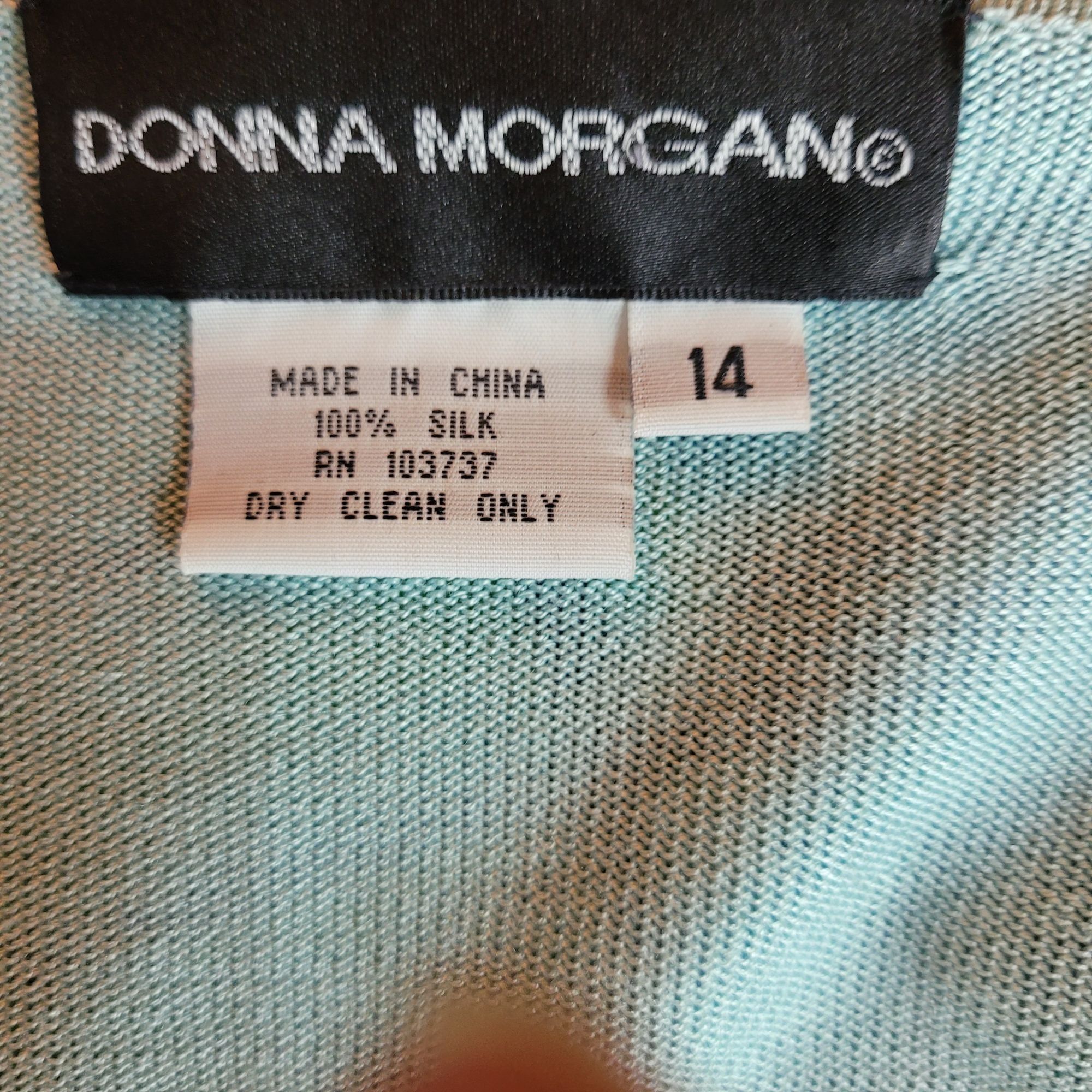 Donna Morgan Donna Morgan Silk 2pc Dress Set Sz 14 Pastel Floral Sleevele Size XL / US 12-14 / IT 48-50 - 7 Thumbnail